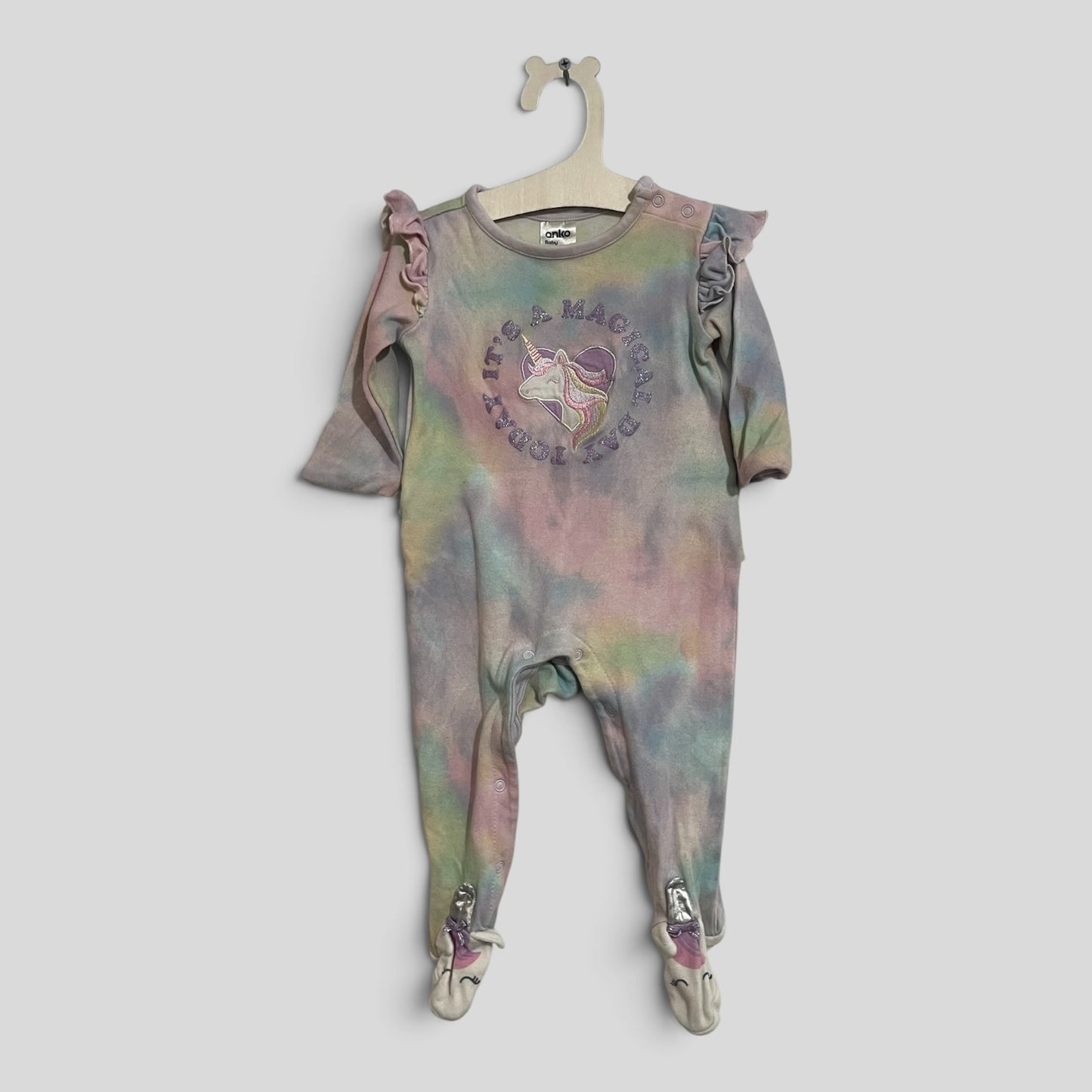 (00JNR) Anko | LS Unicorn Onesie