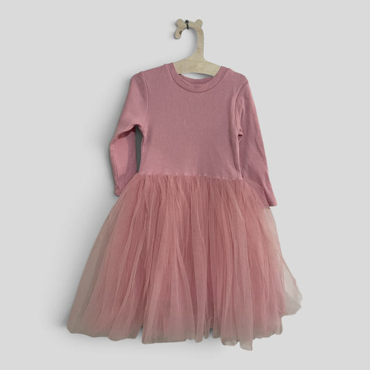 (1JNR) K-D | Pink Tule Dress