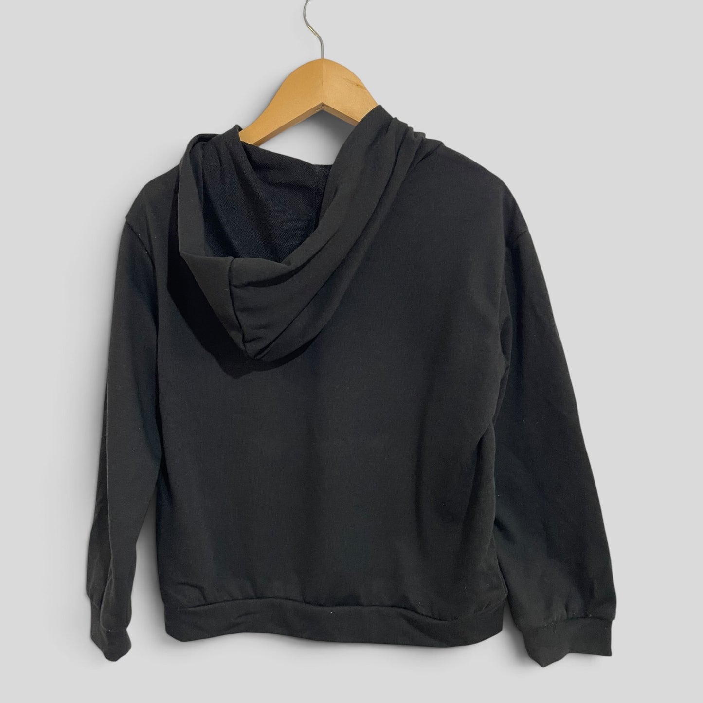(8JNR) Shein | Black Heart Hoodie