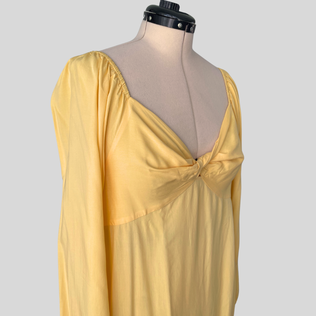 (16) BNWT Abby Dress Maternity Yellow