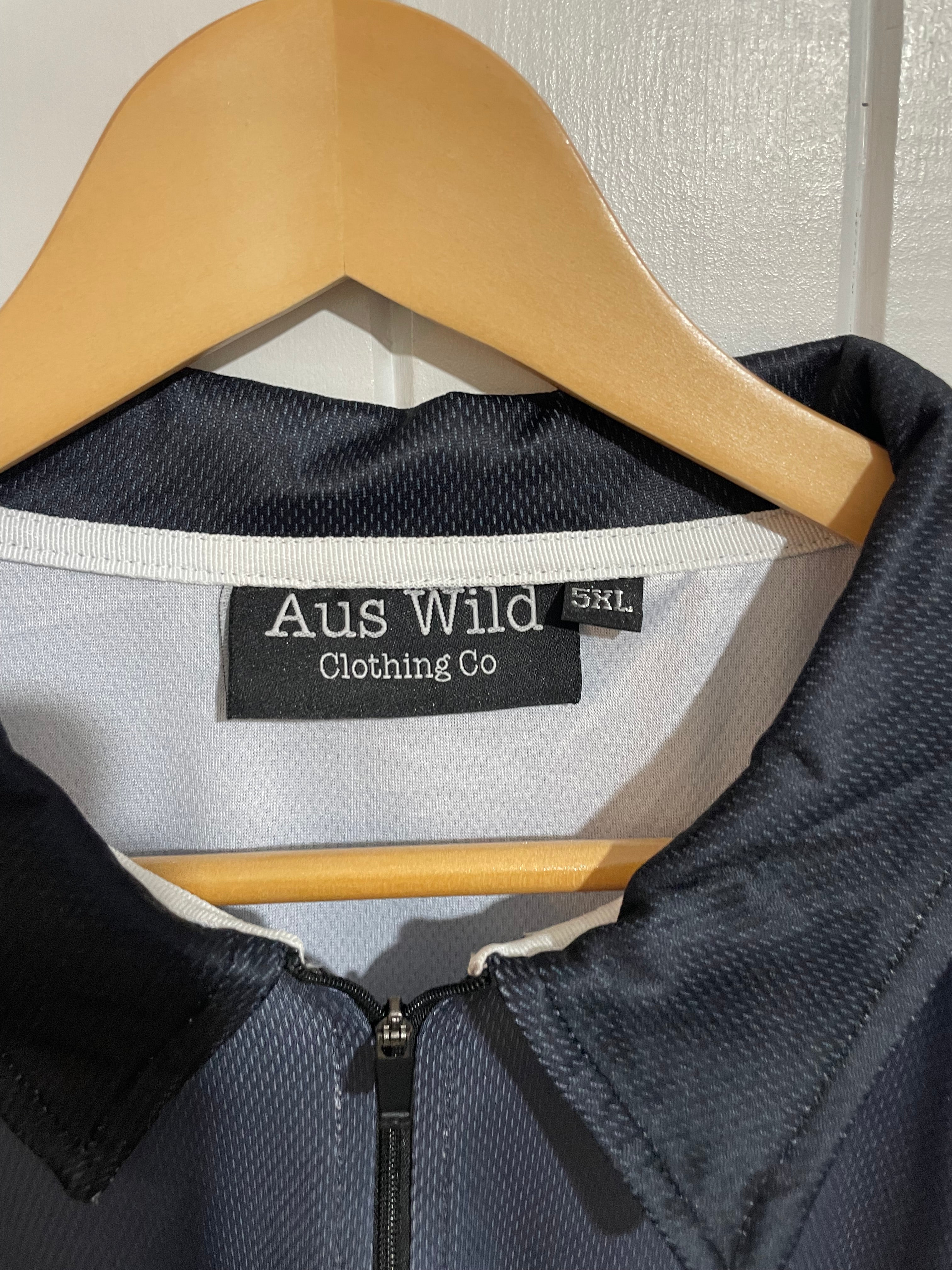 Image of (5XL) Aus Wild Clothing Co | Grey Fishing Shirt | BNWOT