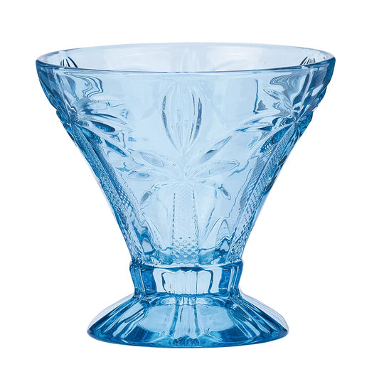Cocktail Glasses- Palm Tree Blue