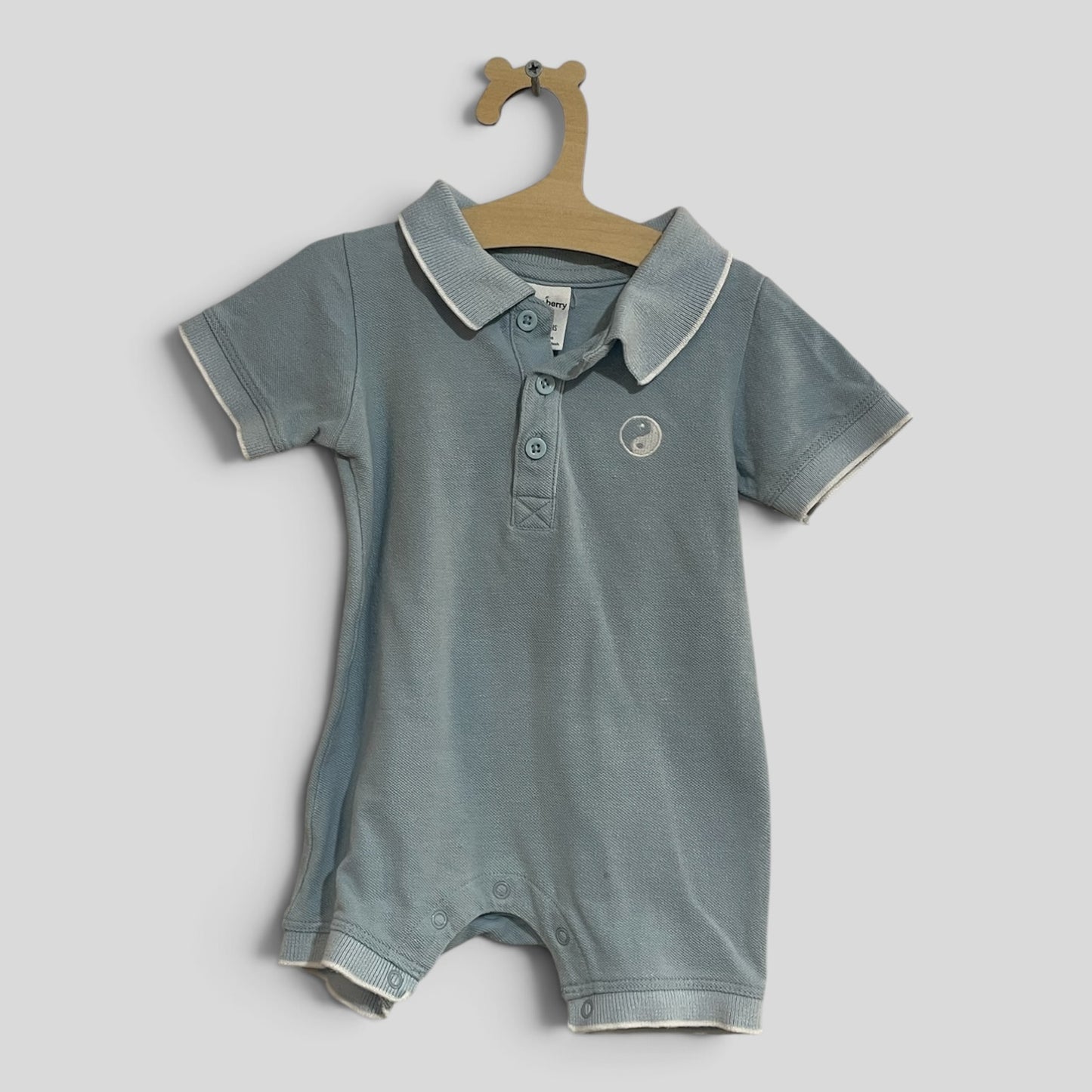 (00JNR) Baby Berry | Romper Polo