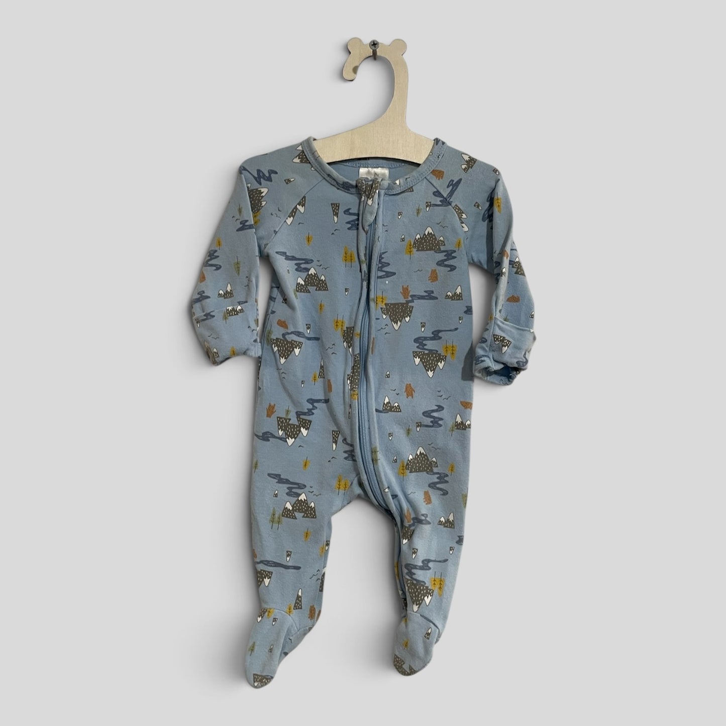 (000JNR) Target | Blue Mountain LS Onesie