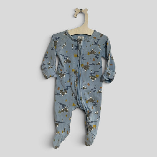 (0000JNR) Target | Blue Mountain LS Onesie