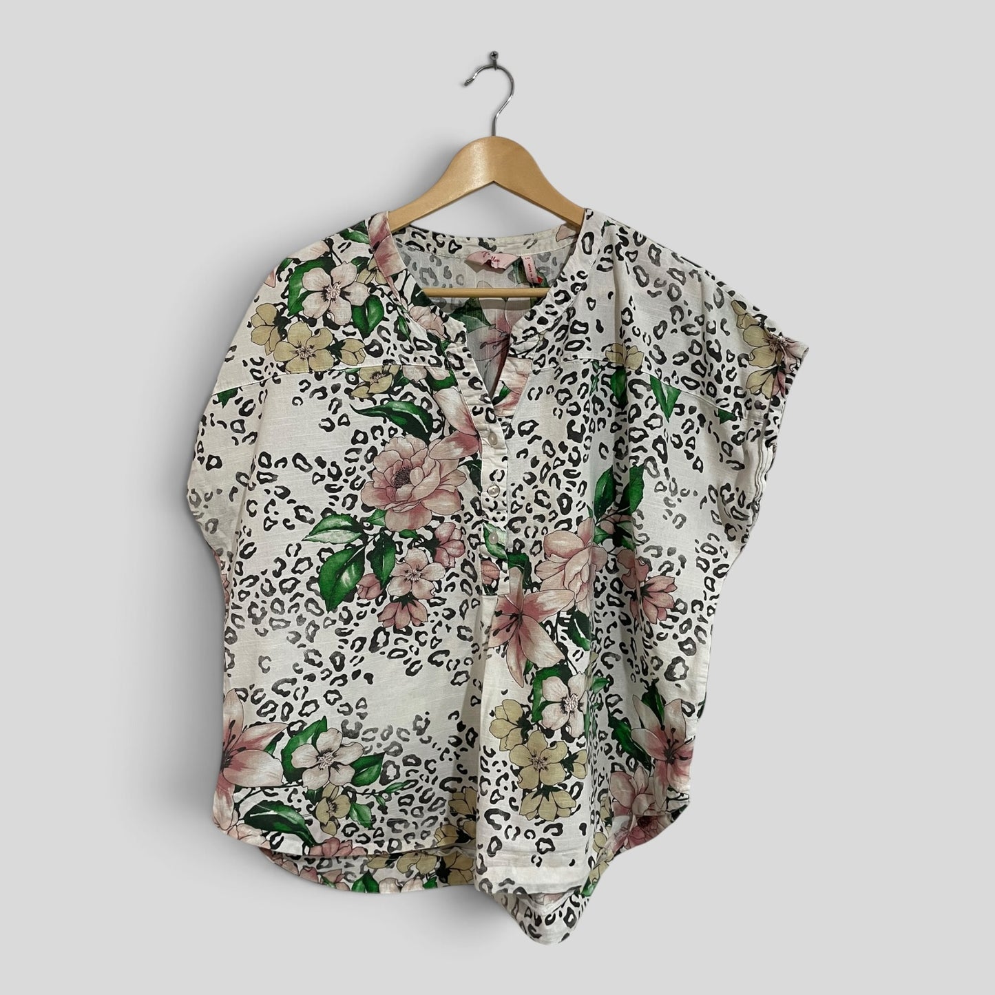 (16) Millers | Floral Animal Print Blouse