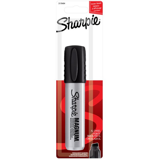 PERMANENT MARKER SHARPIE SH MAGNUM MARKER BLK CARDED TRIL BLACK PK1