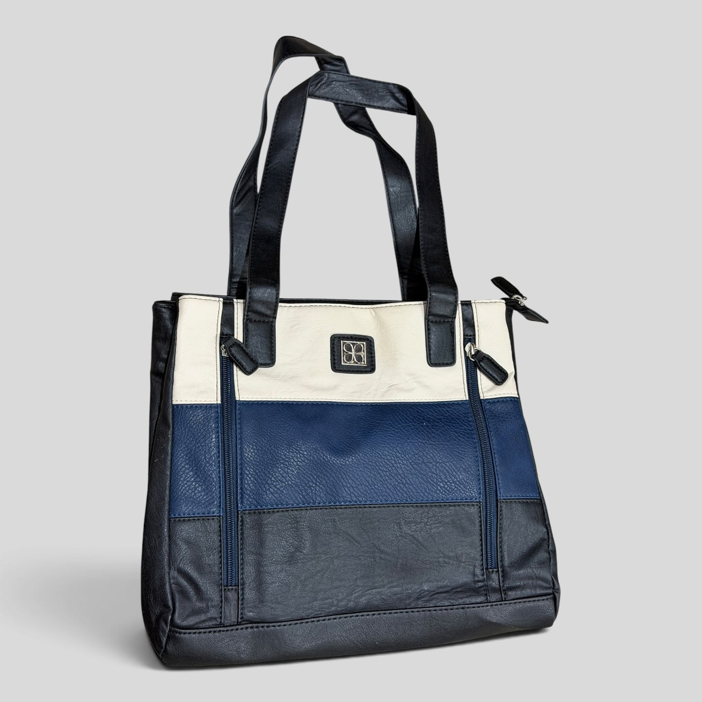 Handbag | Black Navy White Cabrelli