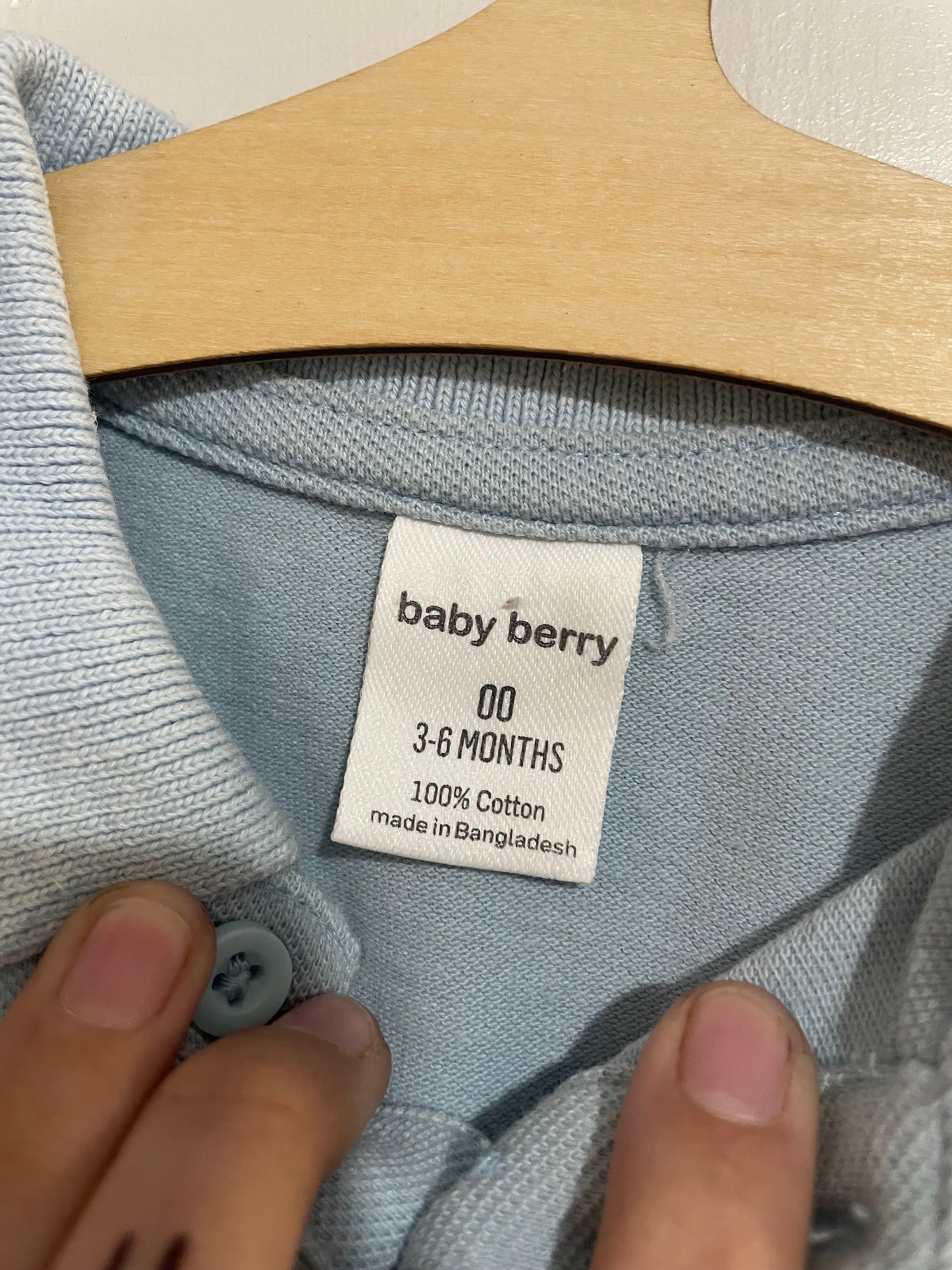 (00JNR) Baby Berry | Romper Polo