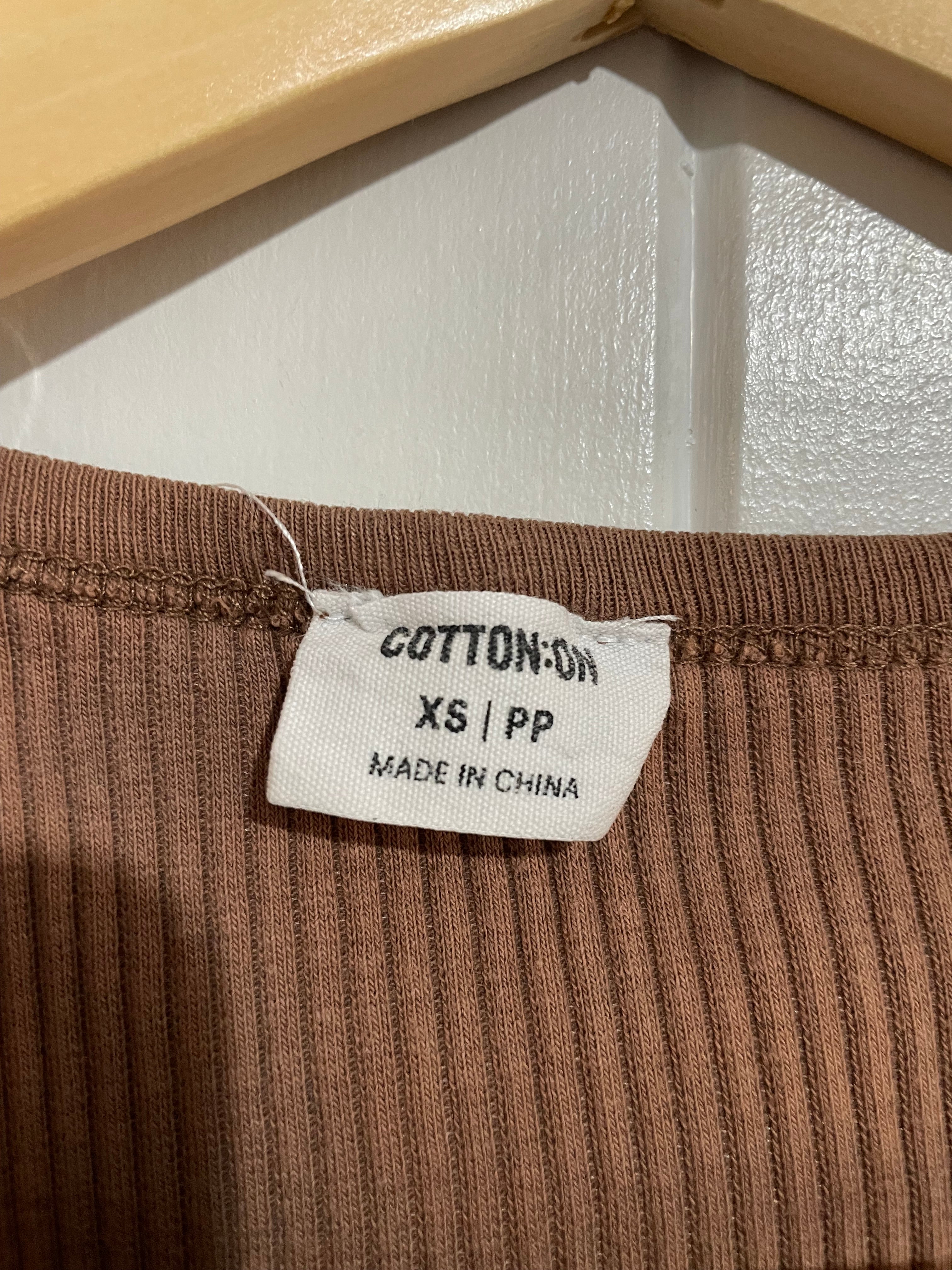 Image of (XS) Cotton On | Brown Singlet