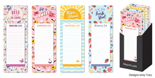 Magnetic Note Pad 50shts ASSORTED