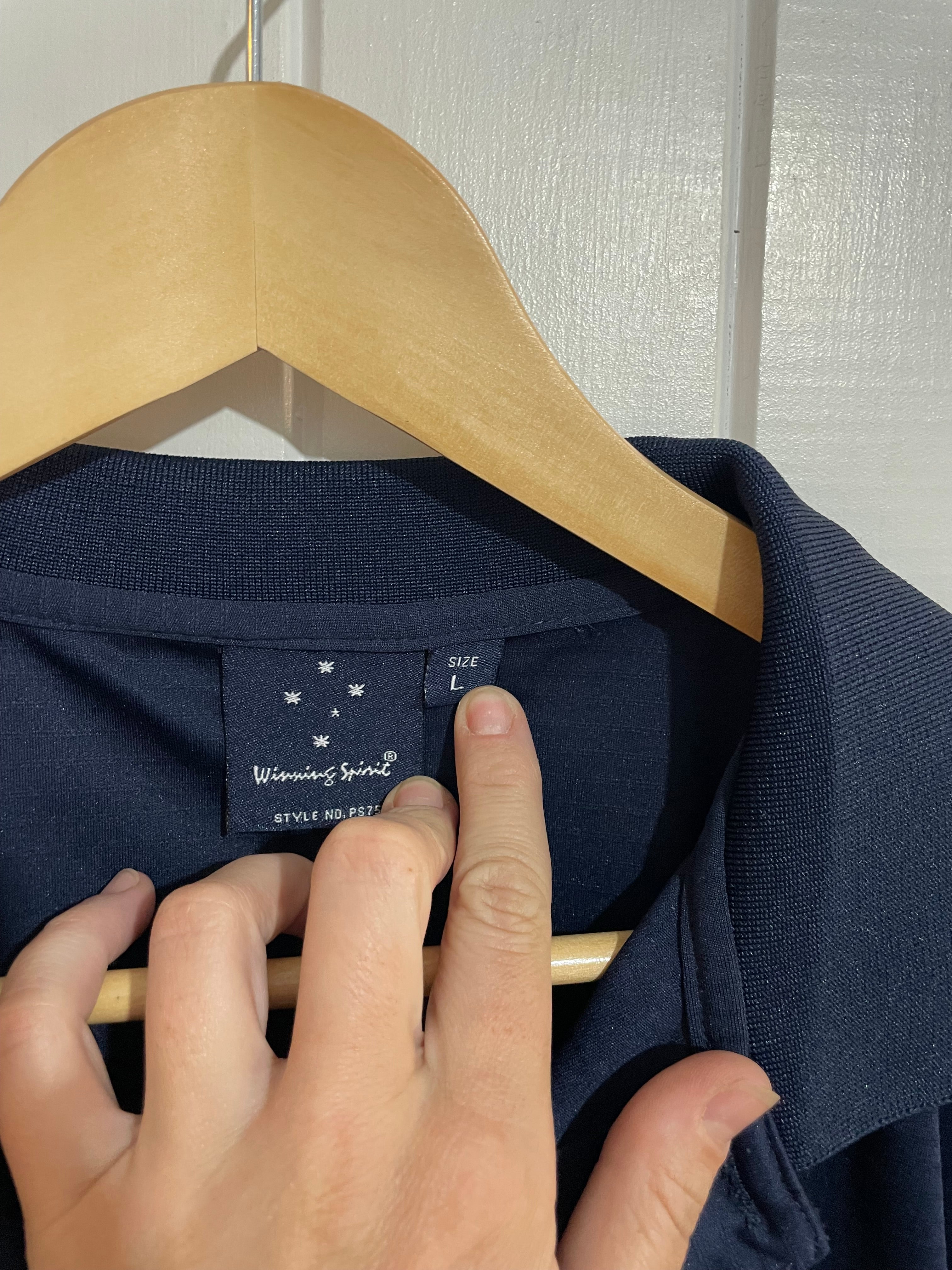 Image of (L) Winning Spirit | Navy Polo