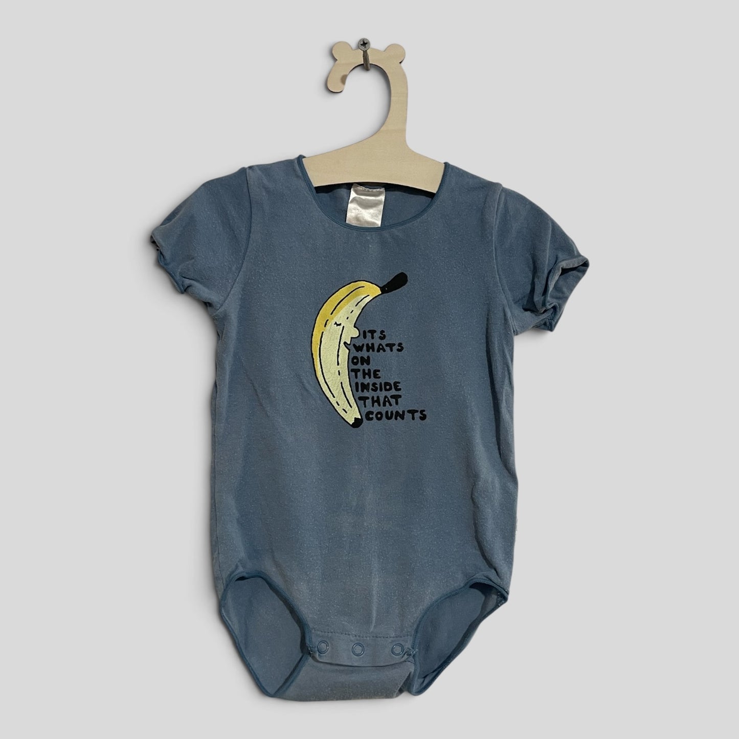 (00JNR) Bonds | Banana SS Bodysuit