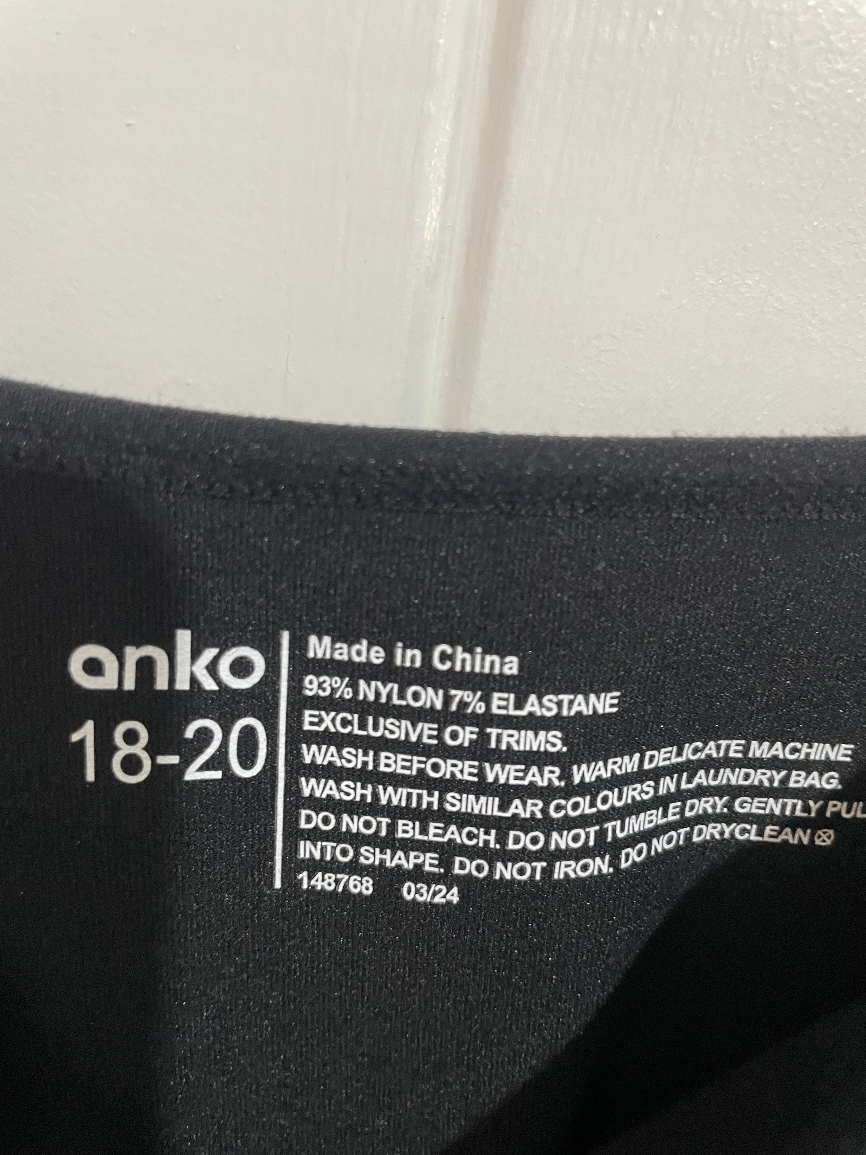 Image of (18-20) Anko | Black/White Singlet Set (2)
