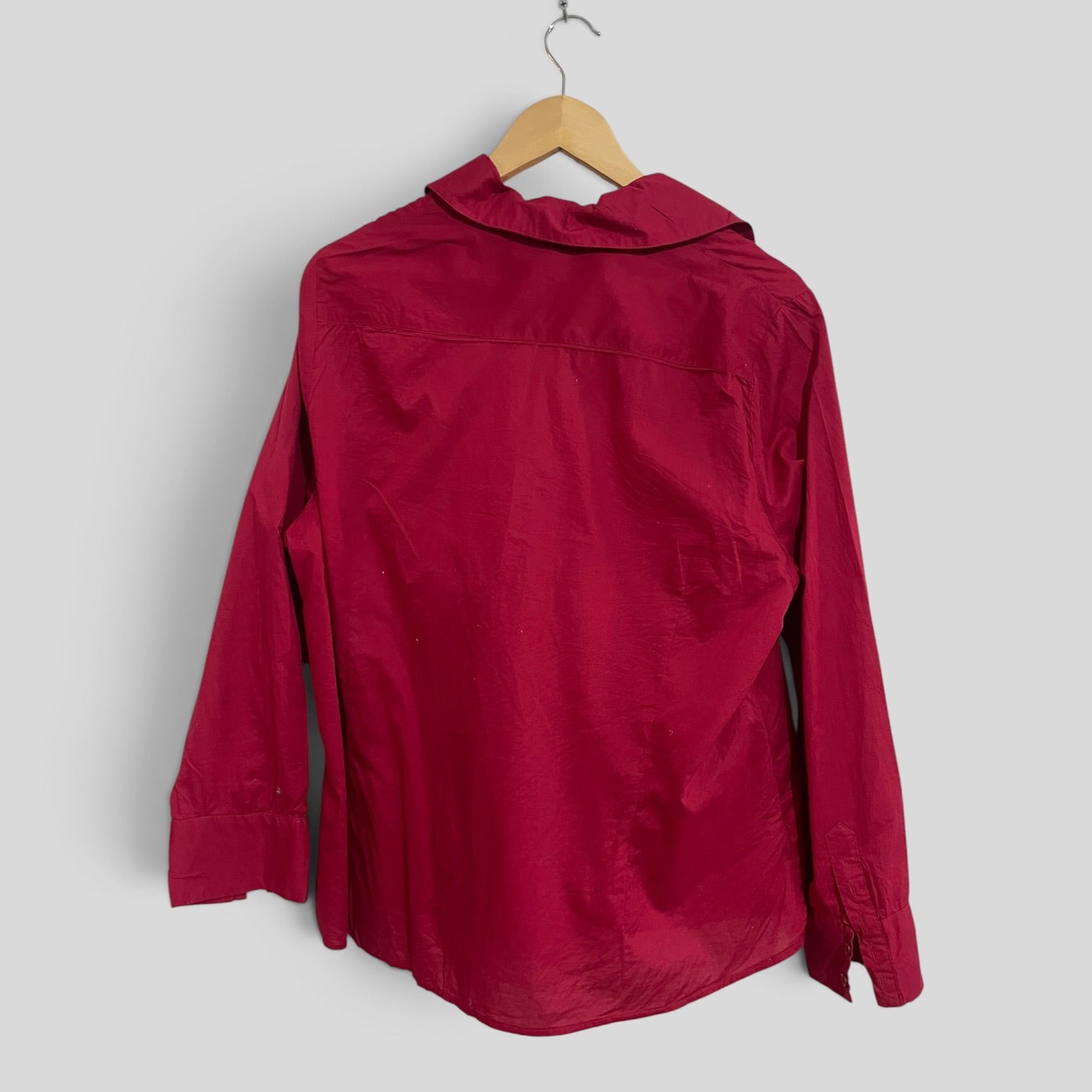 Image of (18) Sara | Red Assymetrical Blouse