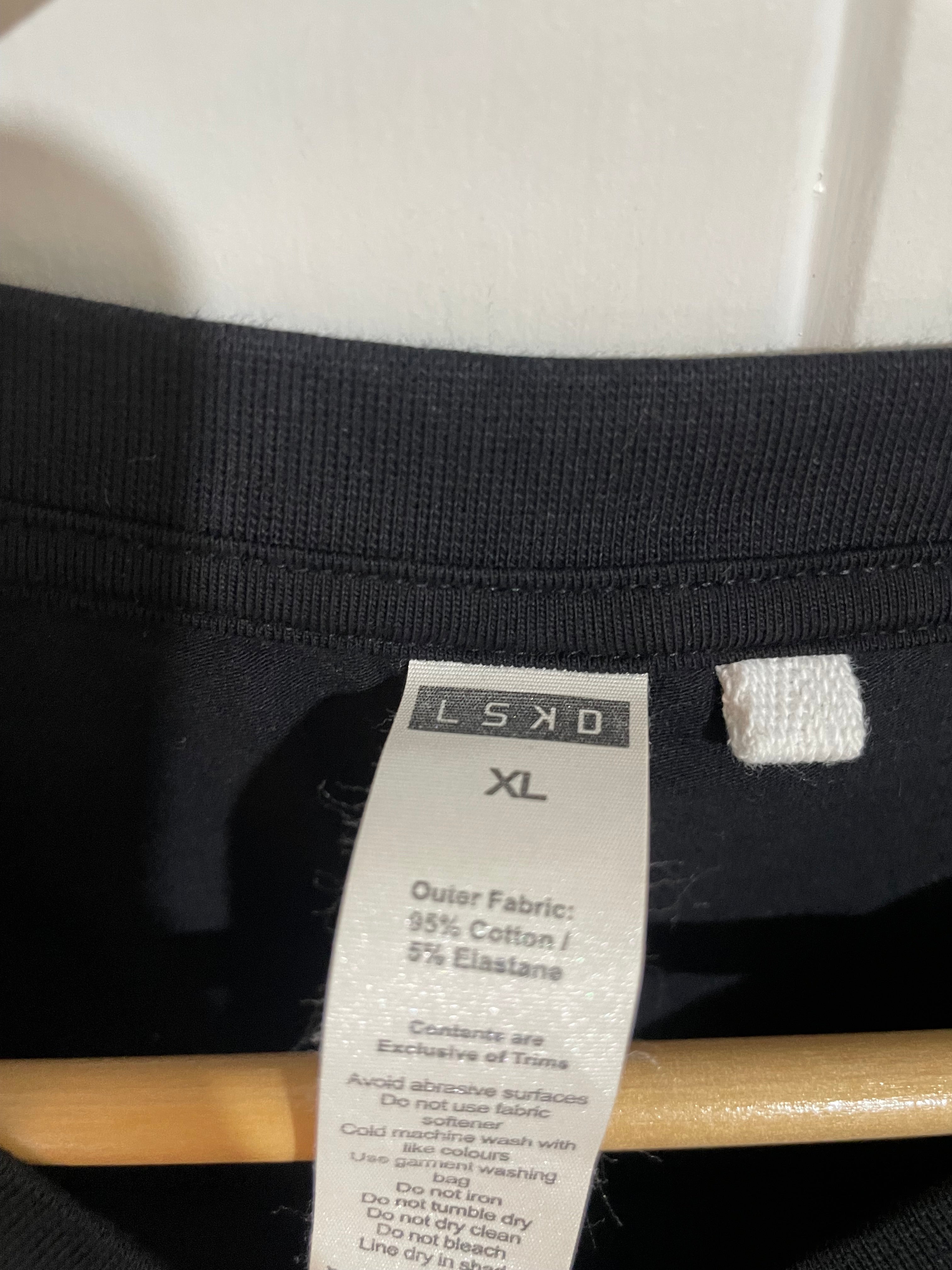 Image of (XL) LSKD | Black LS Shirt