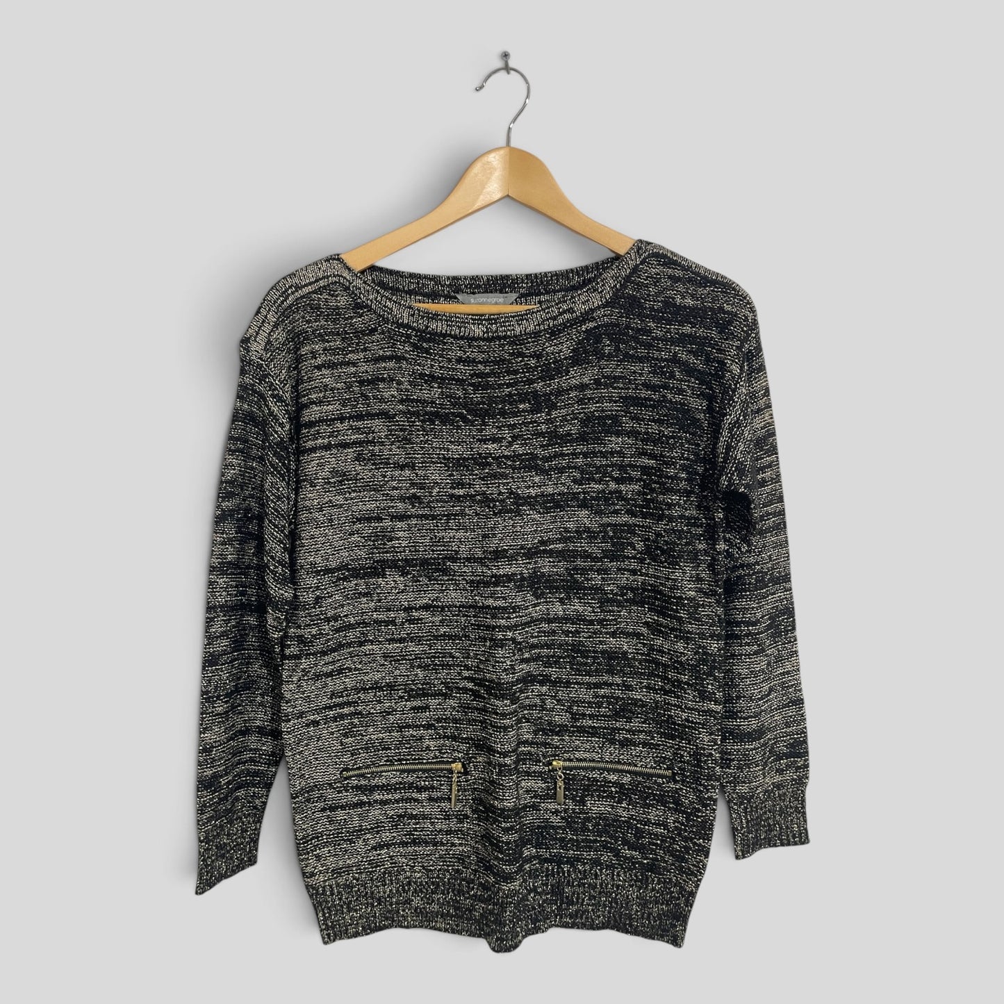 (S) Suzannegrae | Grey Knit Sweater