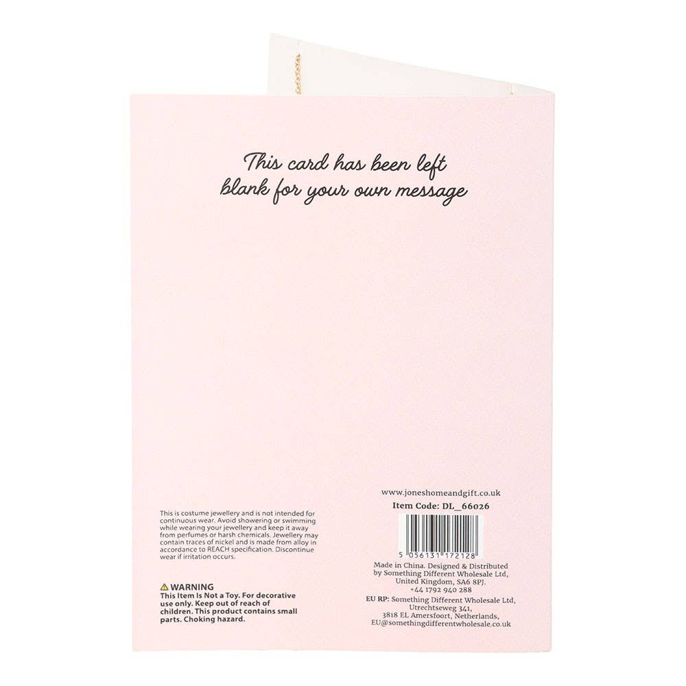 Image of Love Letter Locket Necklace on Greeting Card