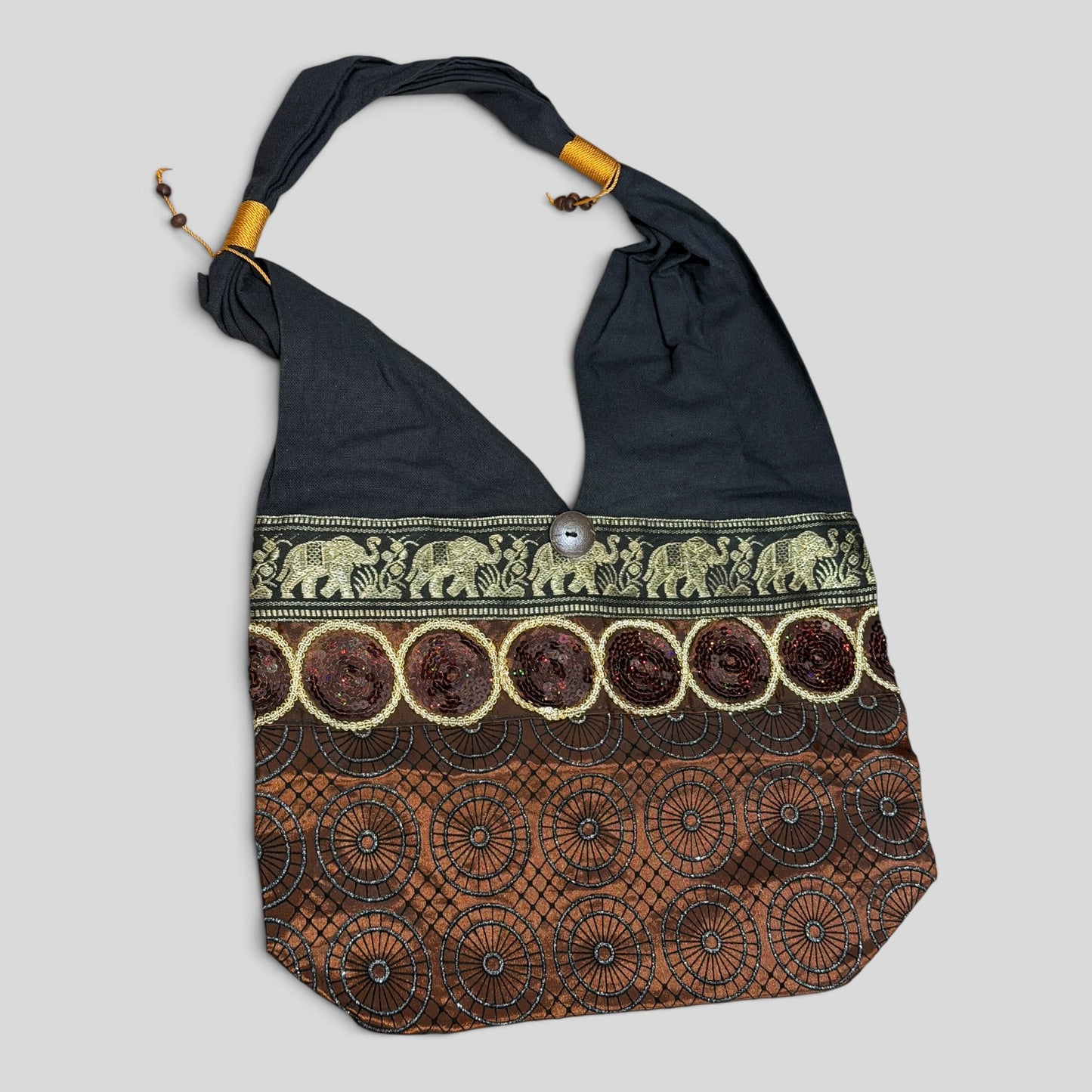 Tote Bag | Elephant Gold Bronze