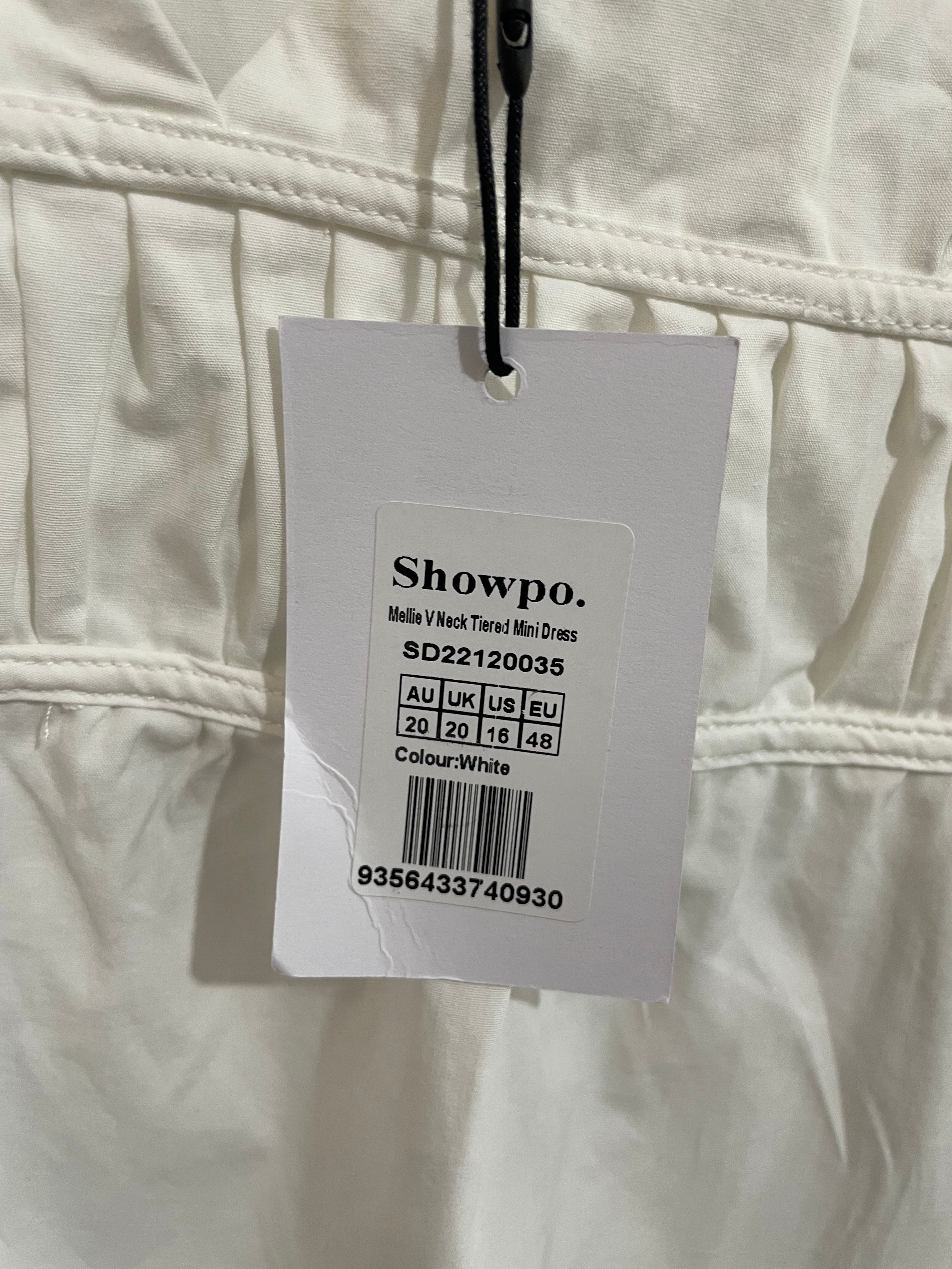 Image of (20) Showpo | White Mini Dress | BNWT