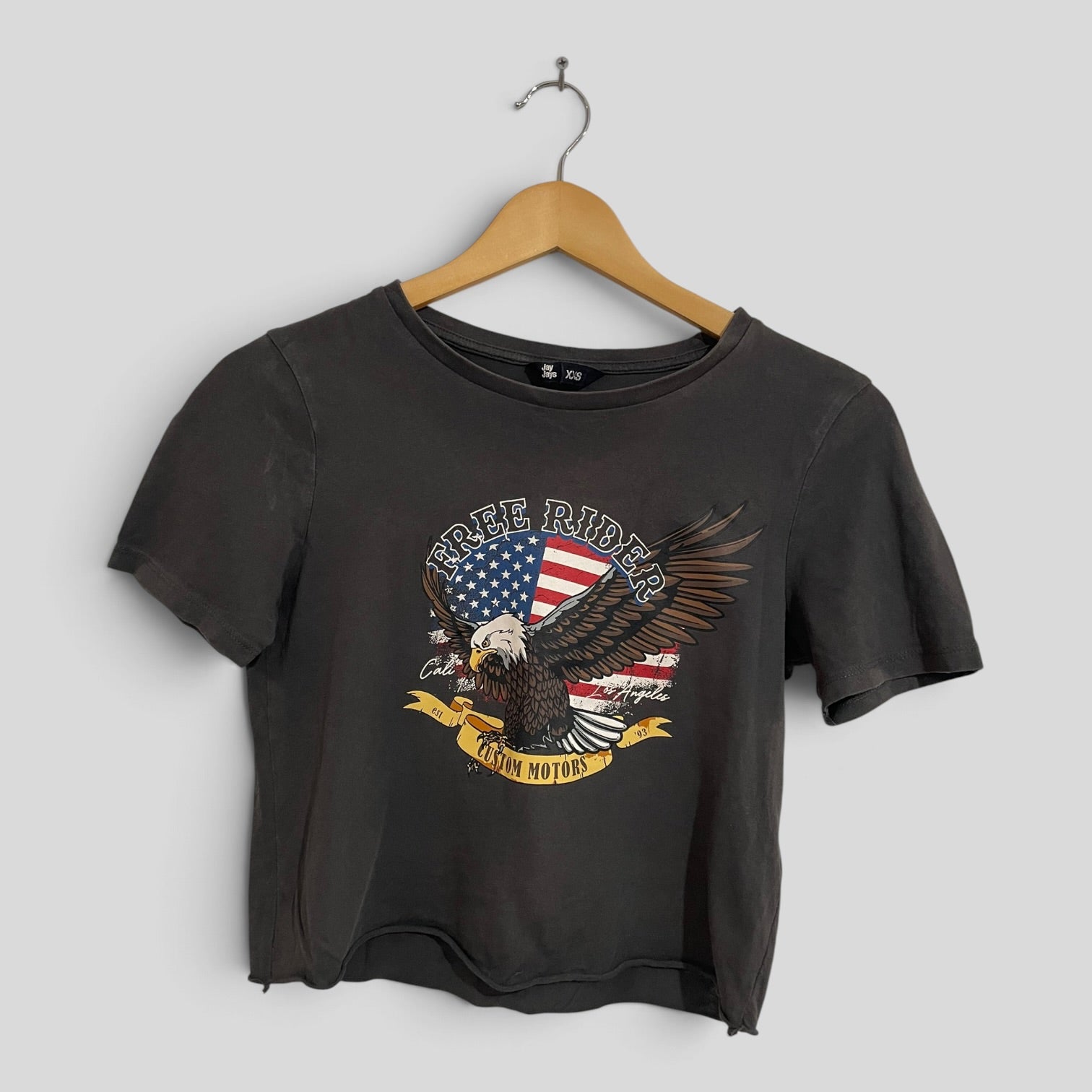 Image of (XXS) Jay Jays | Free Rider Crop Tee