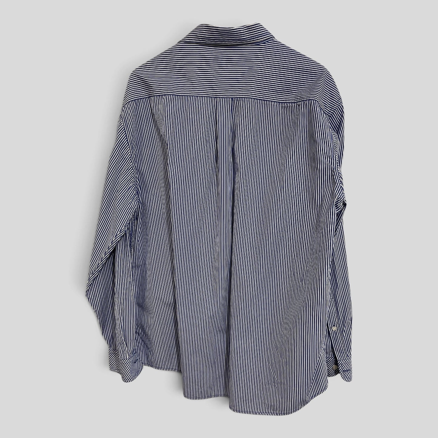 (3XL) Pilbara | Striped LS Workshirt