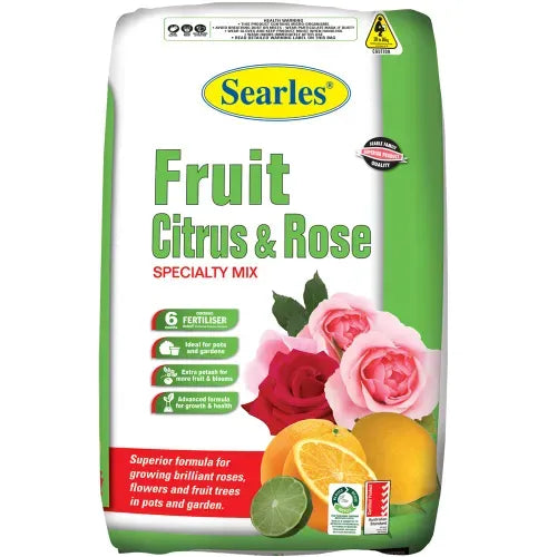 FRUIT CITRUS & ROSE PLANTING COMPOST MIX 30 LITRE SEARLES