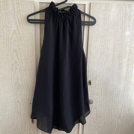 (8) Black High neck Blouse Cooper St