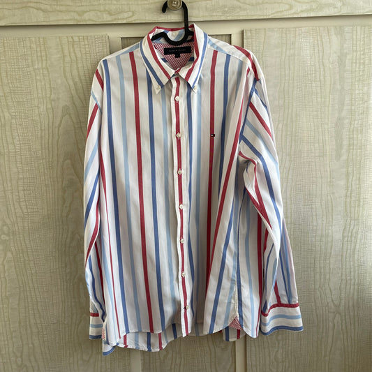 (L) Tommy Hilfiger LS Striped shirt