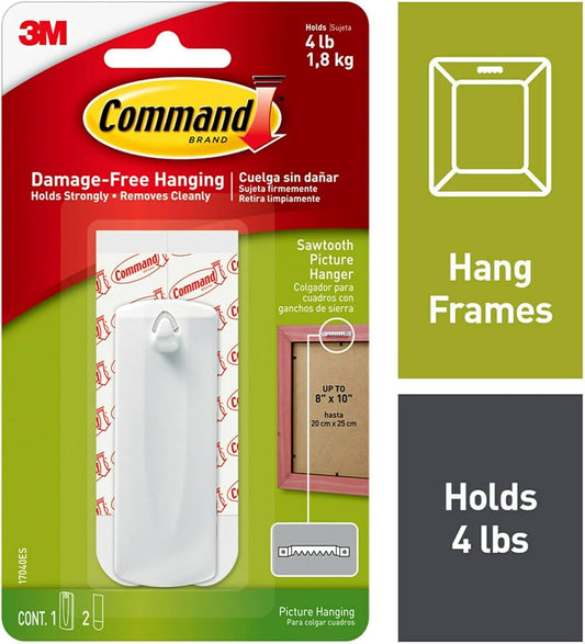 Command Sawtooth Picture Hanger (1pk)