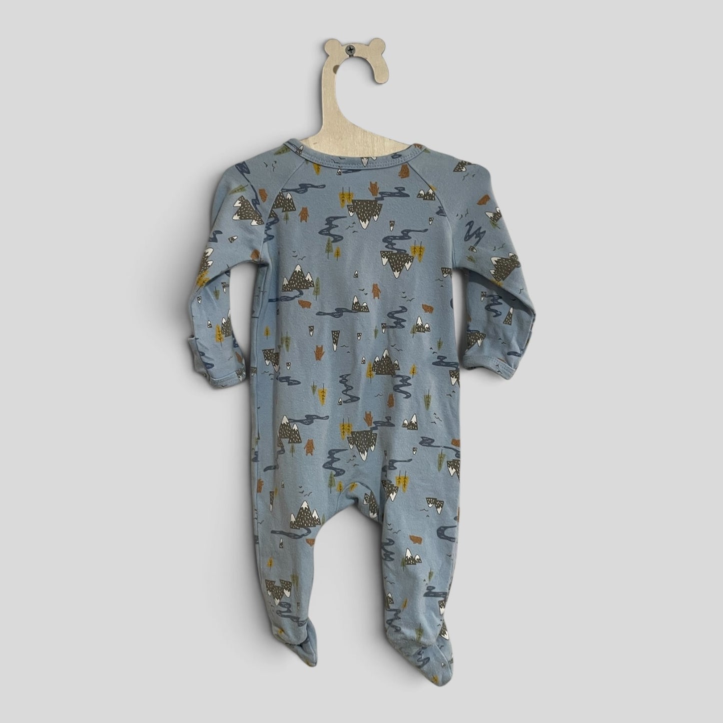 (000JNR) Target | Blue Mountain LS Onesie