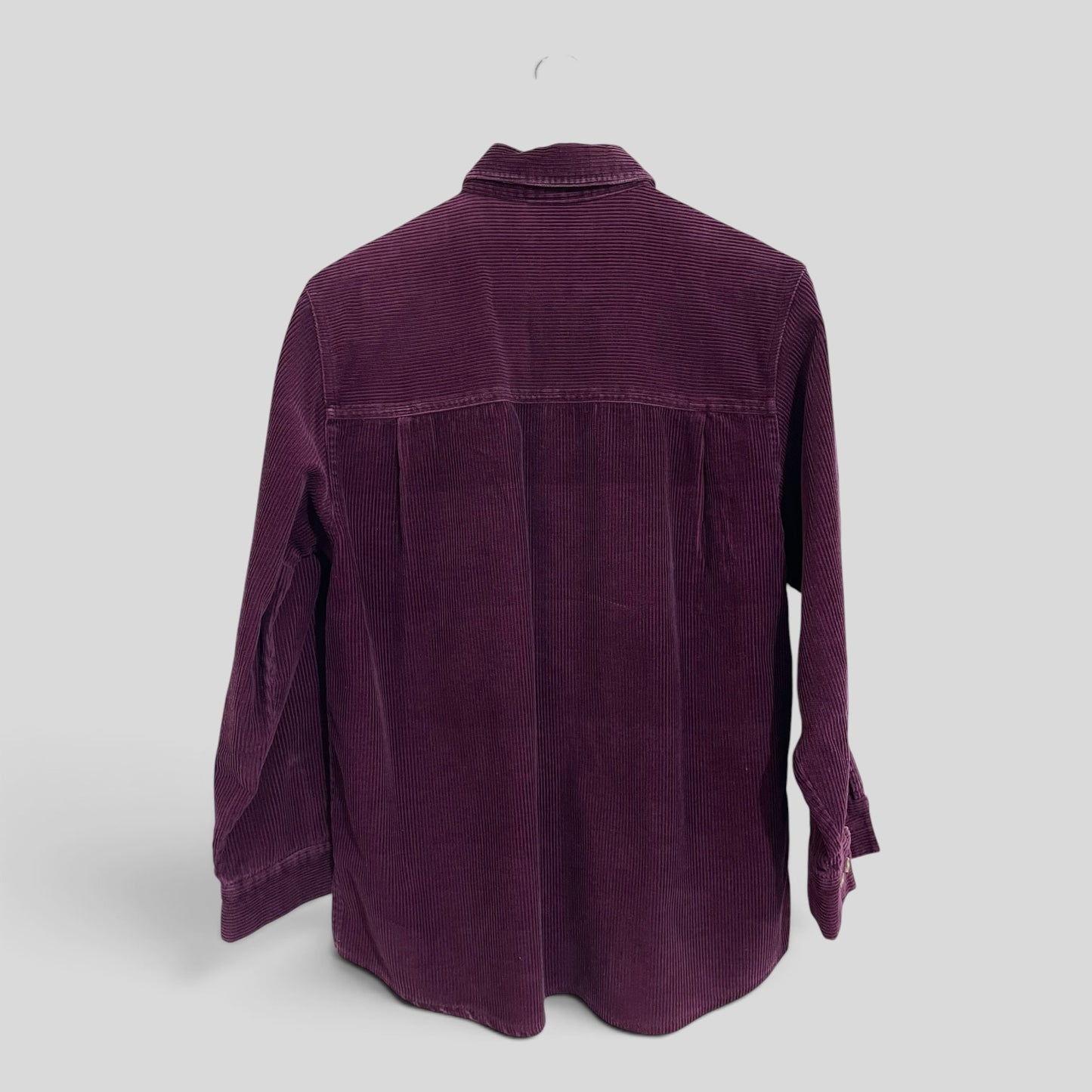 (10) Suzannegrae | Corduroy Purple LS Shirt