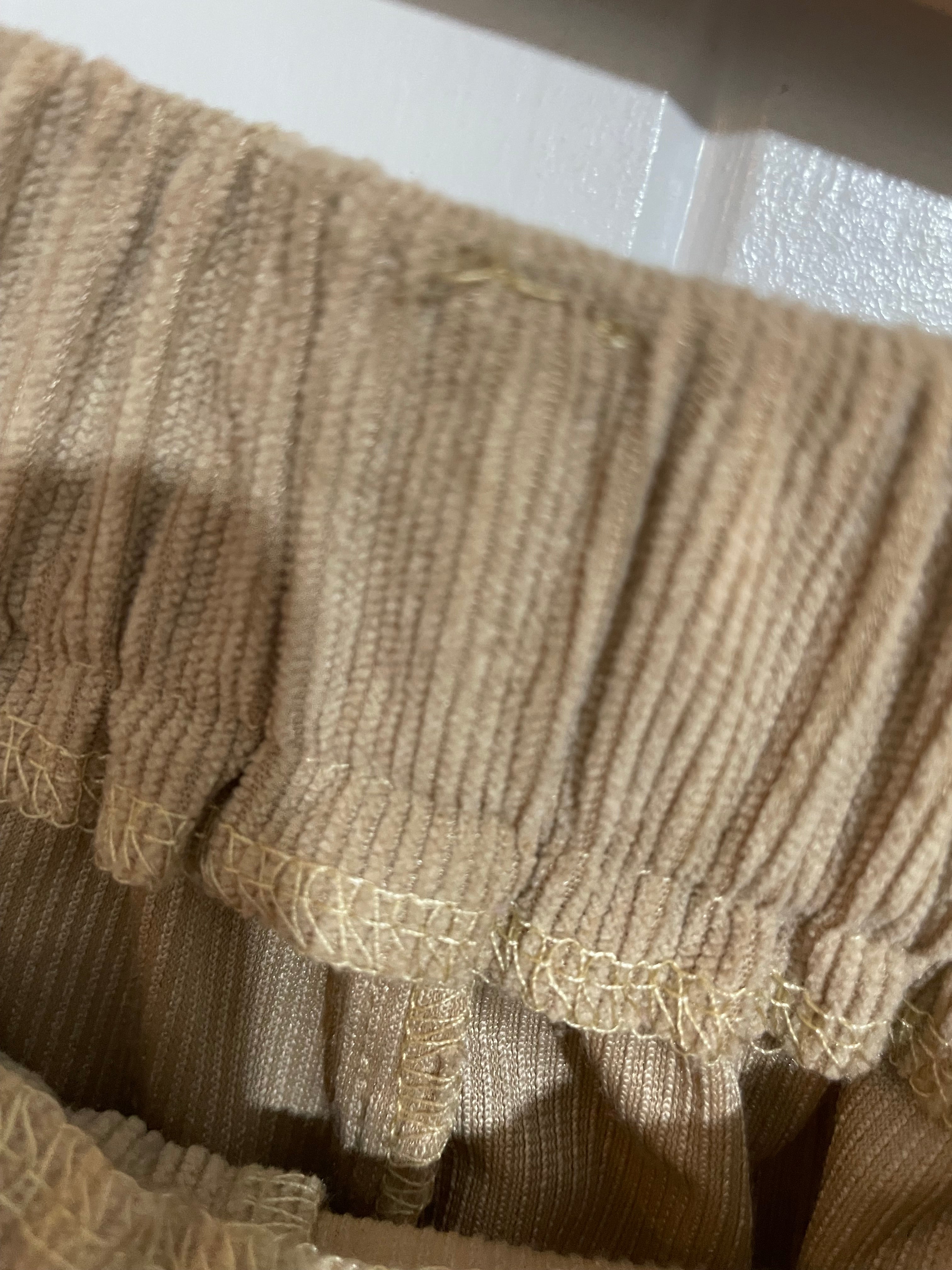 Image of (0XL) Shein | Cream Corduroy Pants