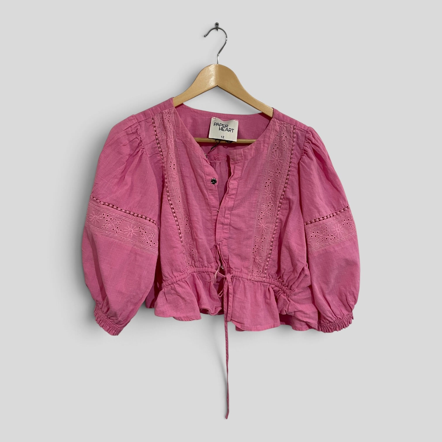 Image of (12) Paper Heart | Pink Blouse