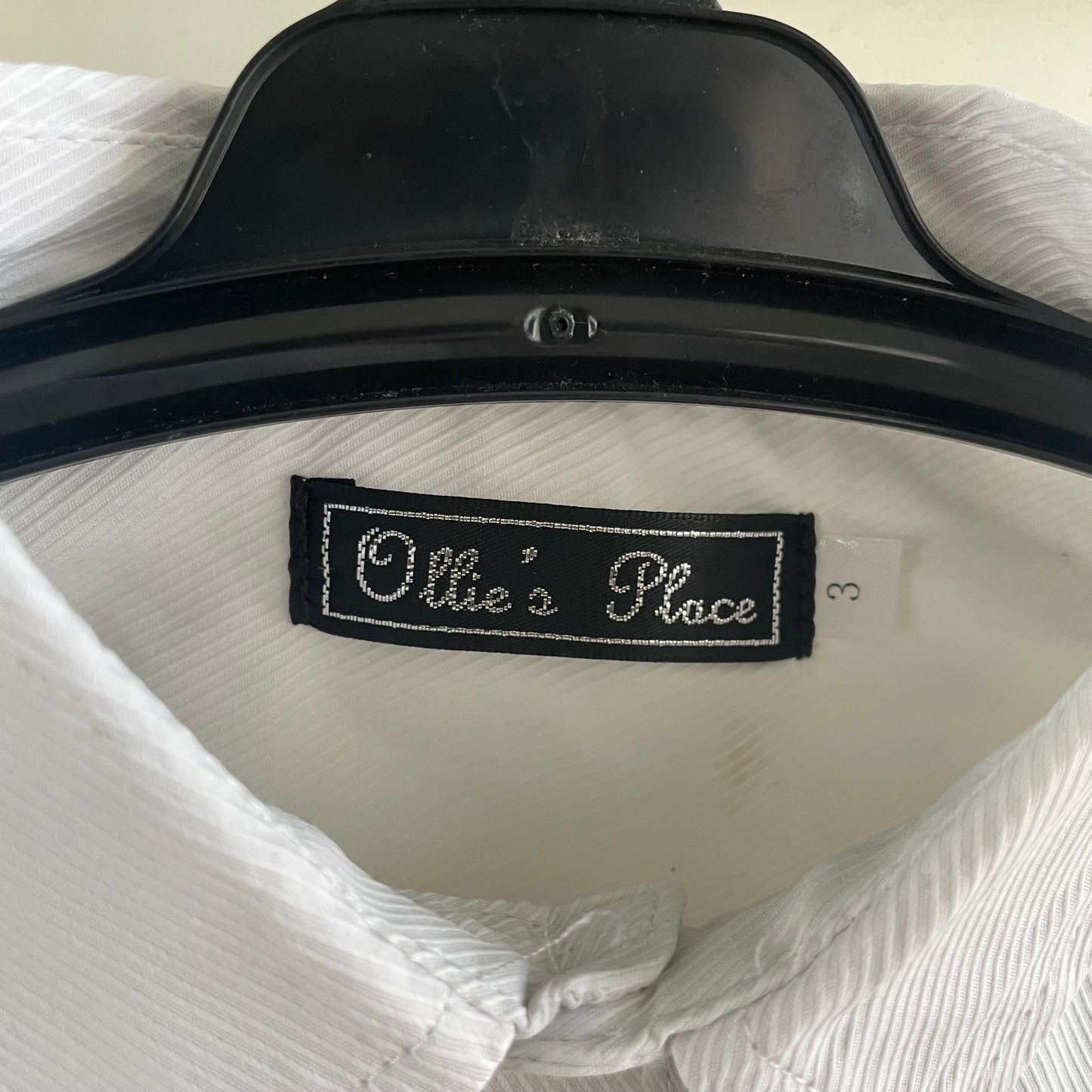 (3) Ollies Place White Dress Shirt