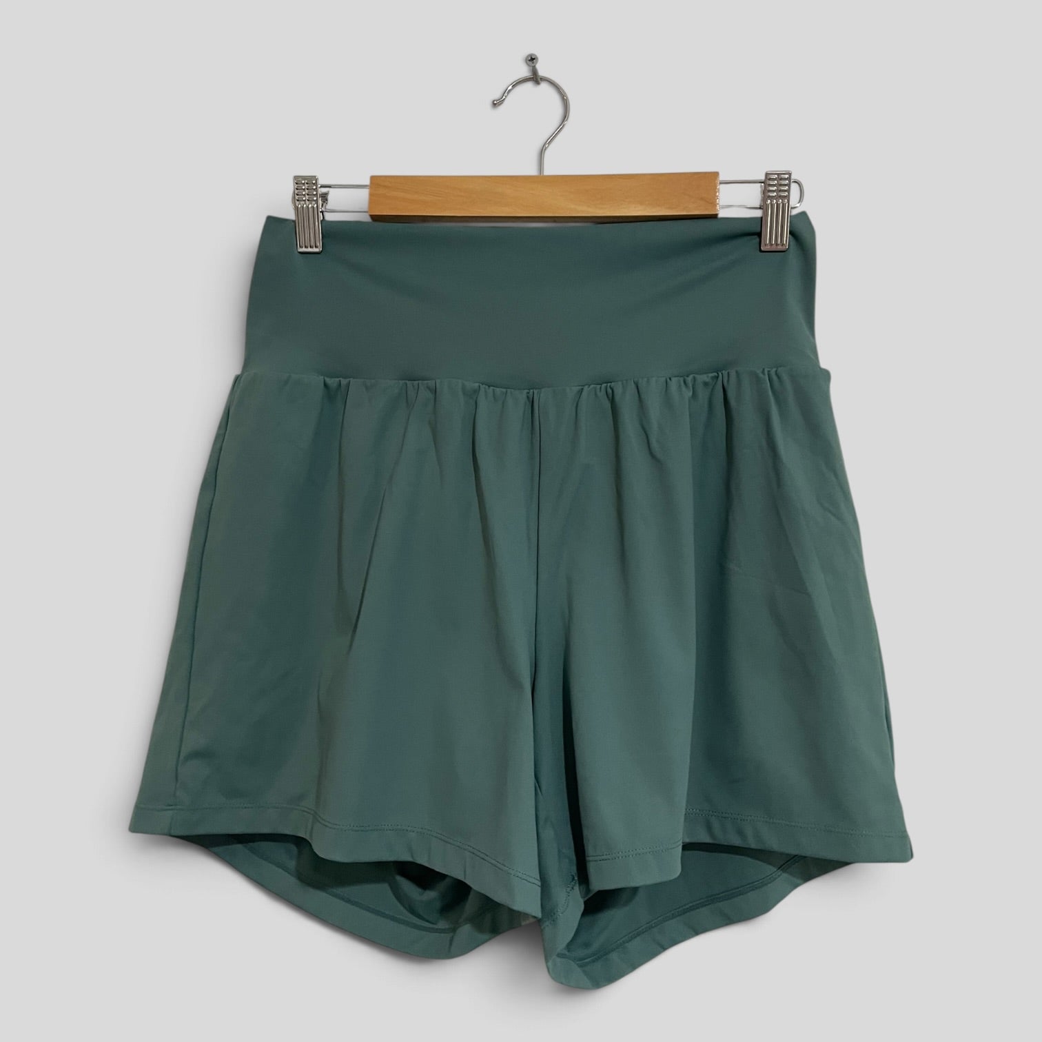 Image of (L) Halara | Green Shorts