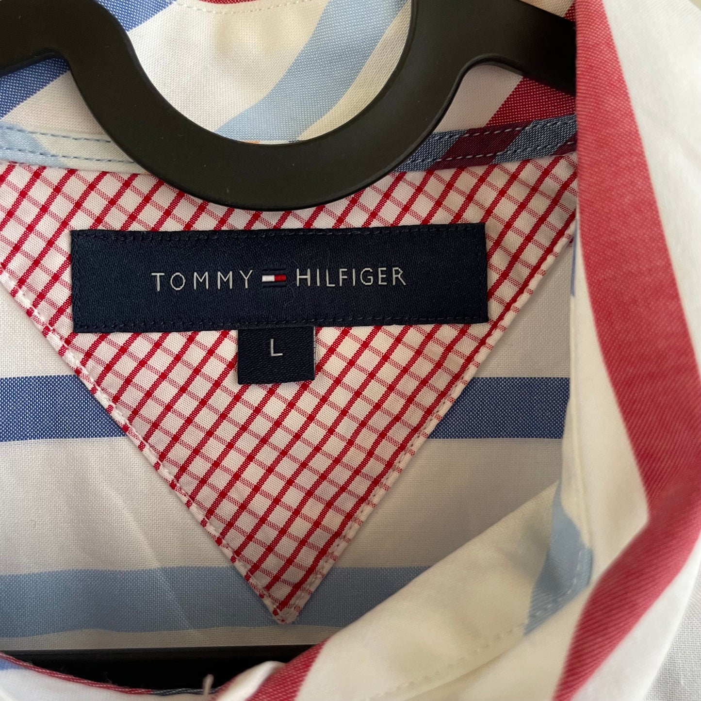 (L) Tommy Hilfiger LS Striped shirt