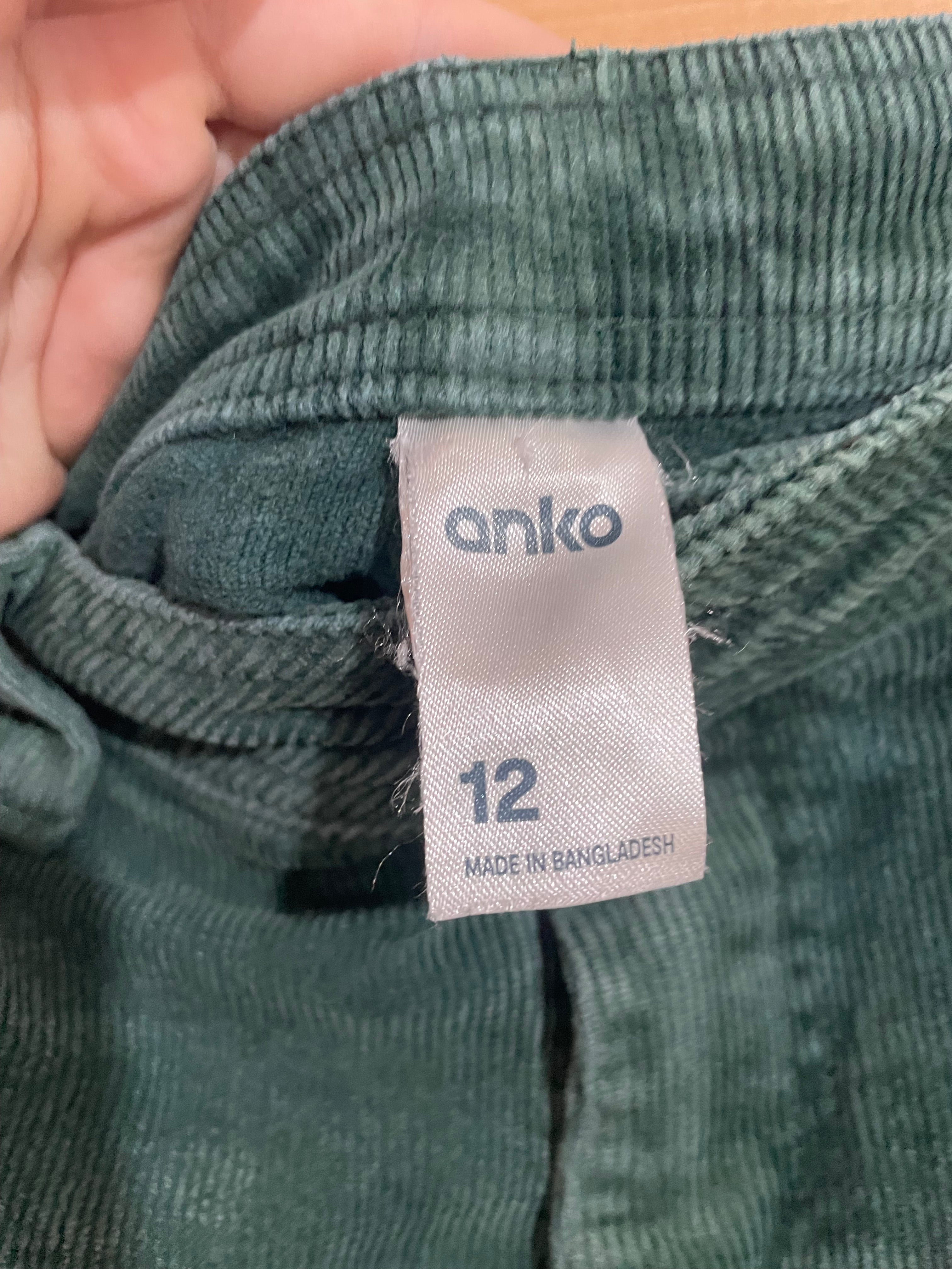 Image of (12) Anko | Green Corduroy Pants