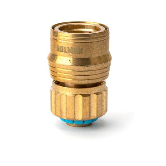 HOSE FITTING BRASS 18MM HOSE CONNECTOR