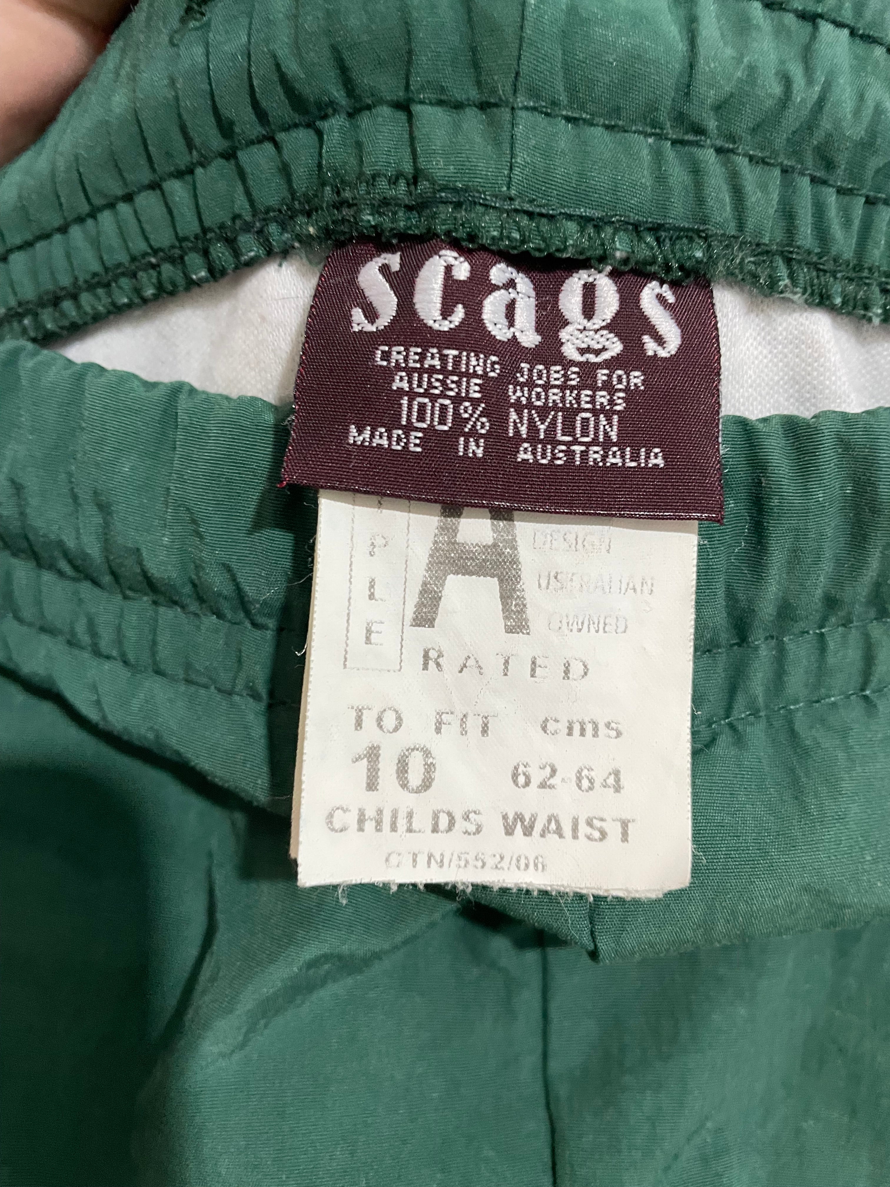 Image of (10JNR) Scags | Green Tracksuit Pants