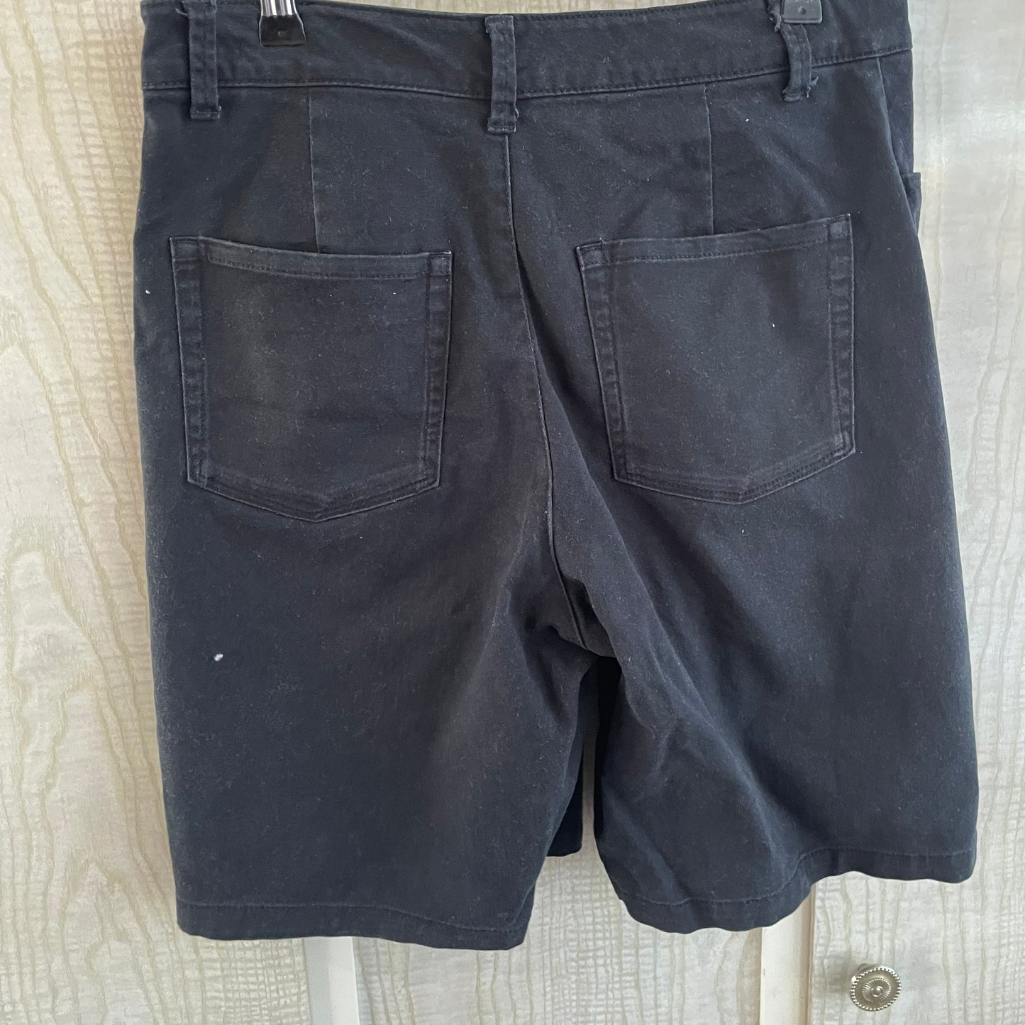 (10) Black Denim Shorts