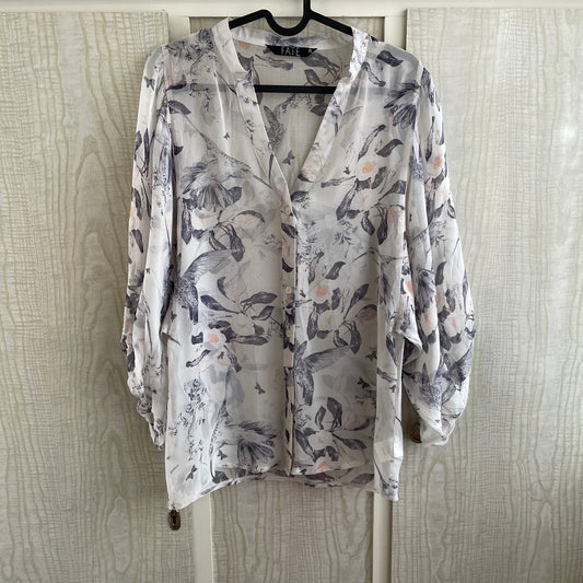 (8) Sheer Bird Blouse