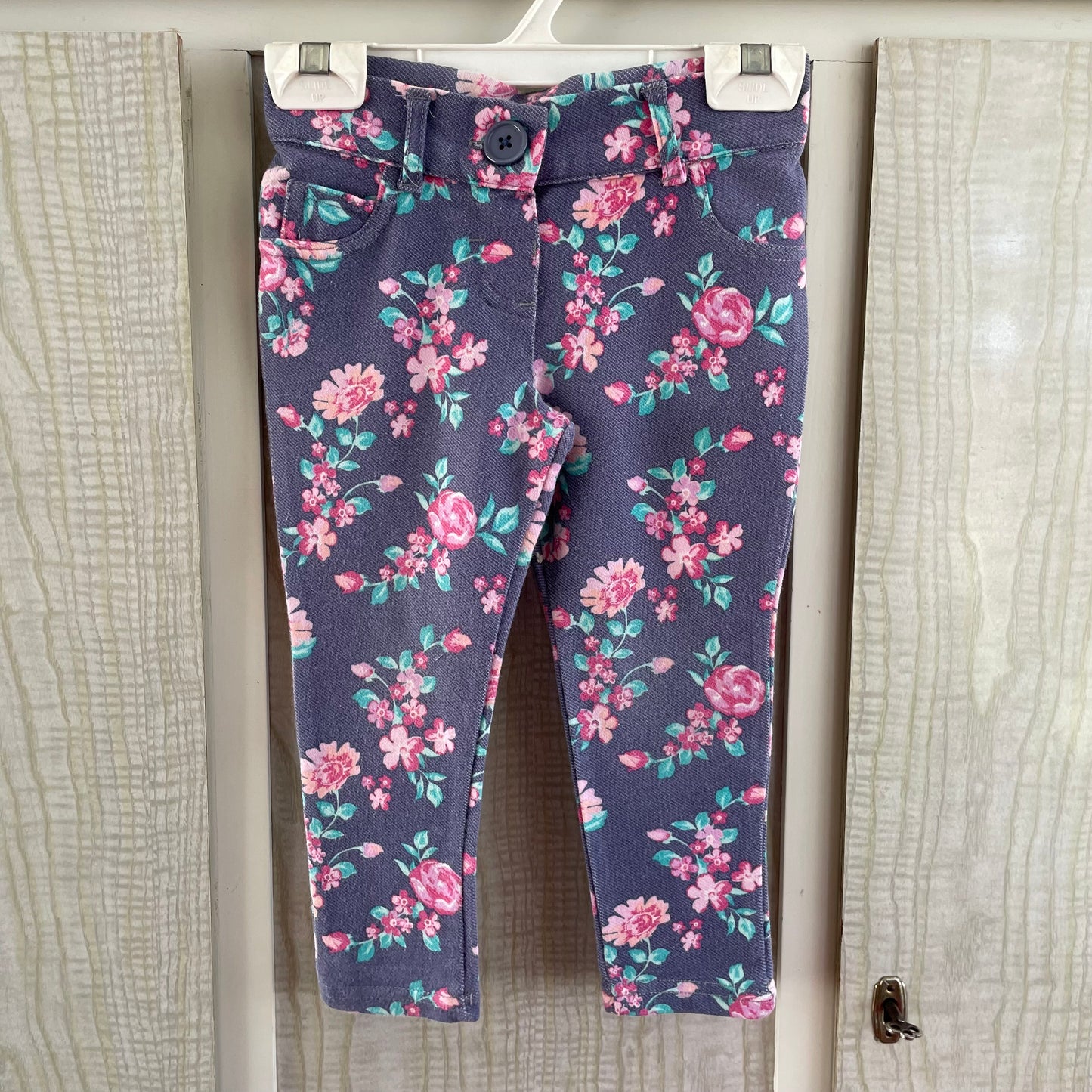 (2) Floral pants