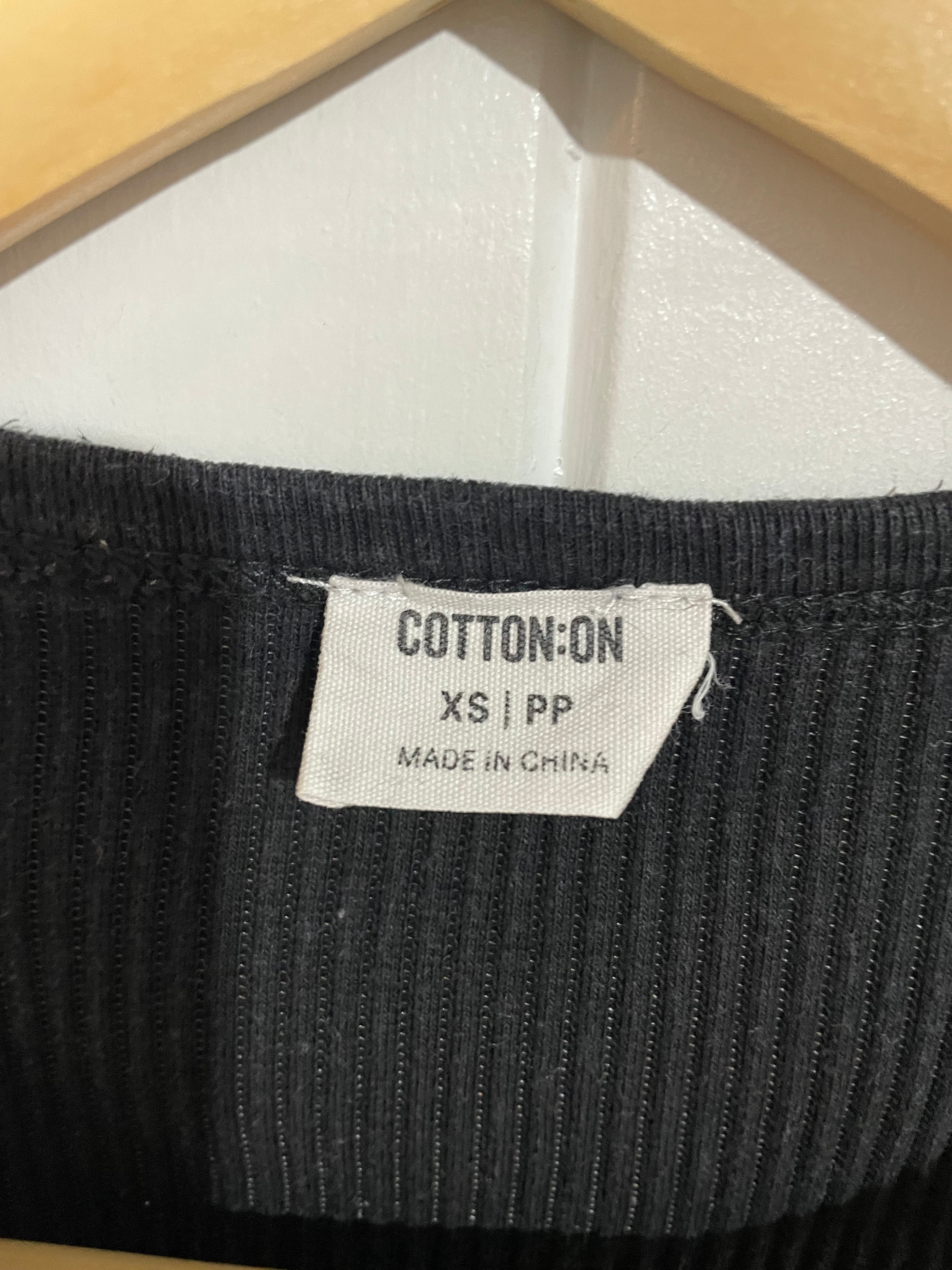 Image of (XS) Cotton On | Black Singlet