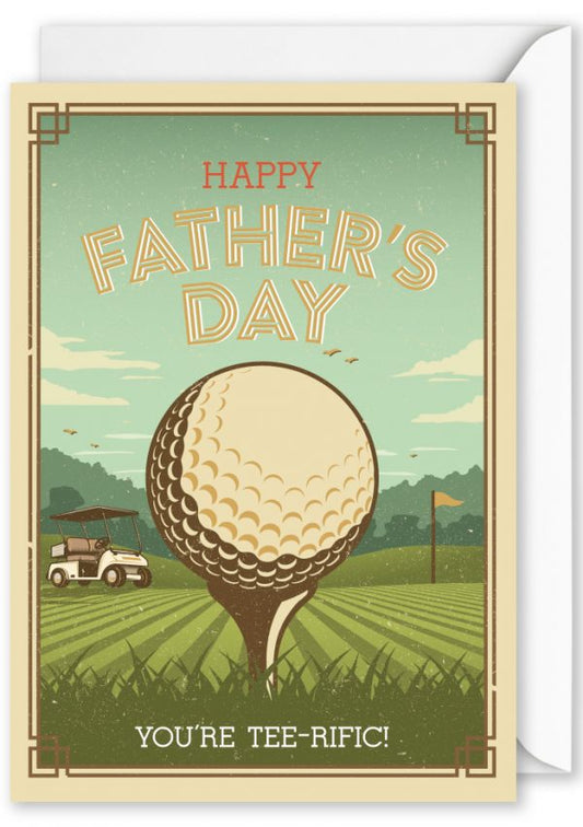 Father's Day Card | Golf Teeriffic
