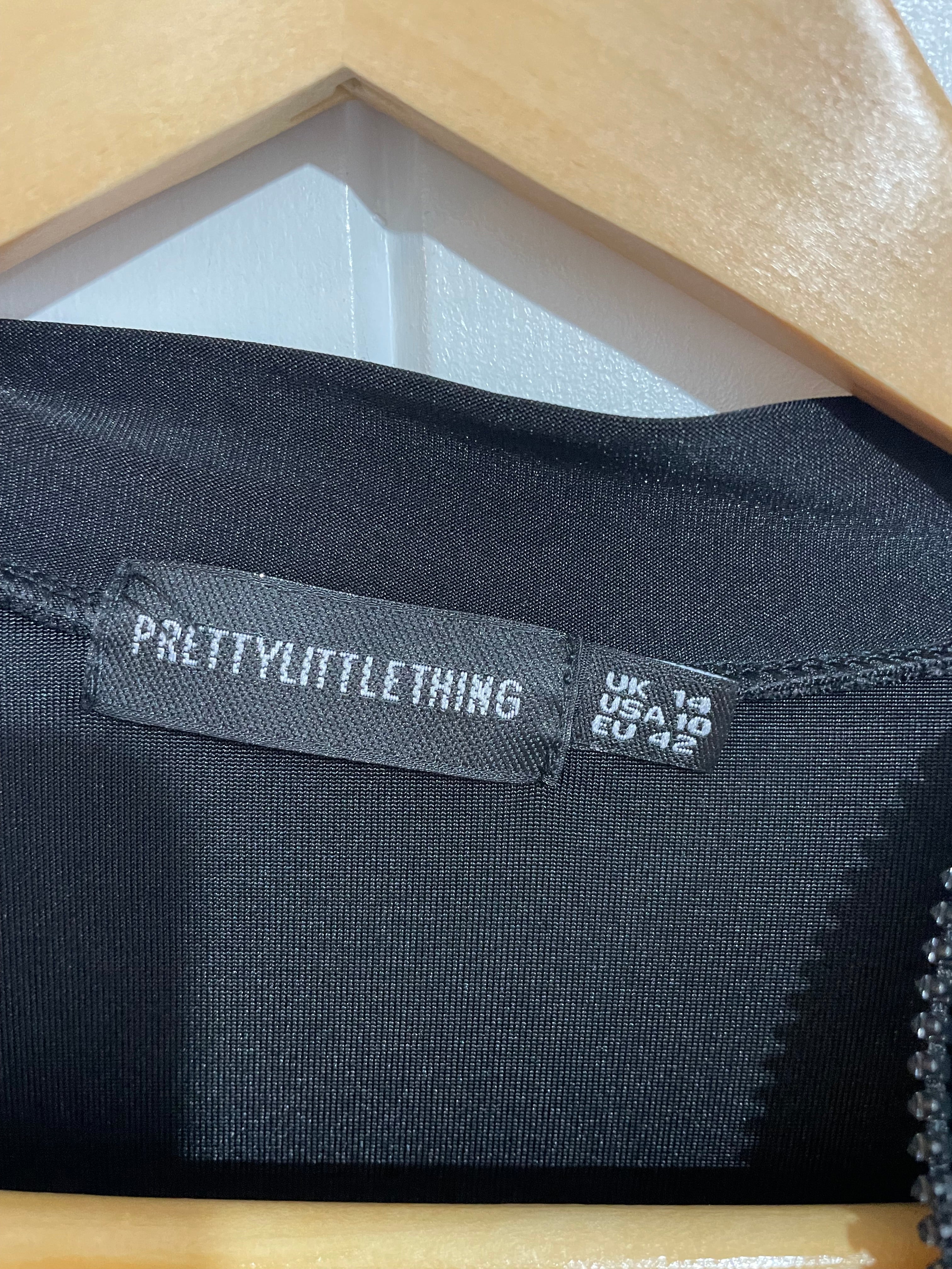 Image of (14) Pretty Little Thing | Black Bodysuit