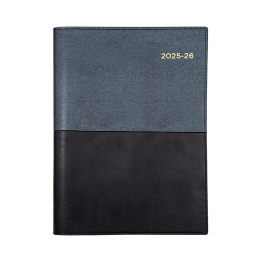 DIARY FINANCIAL YEAR 25-26 VANESSA A5 385 V99 WTV BLACK