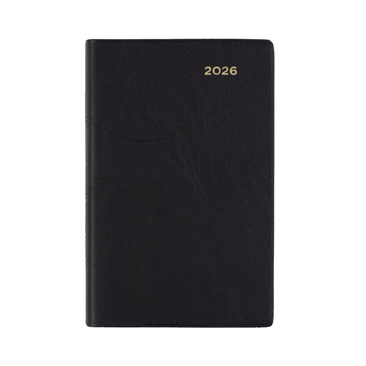 DIARY 2026 COLLINS BELMONT B7R 357.V99 PVC POCKET WTV BLACK