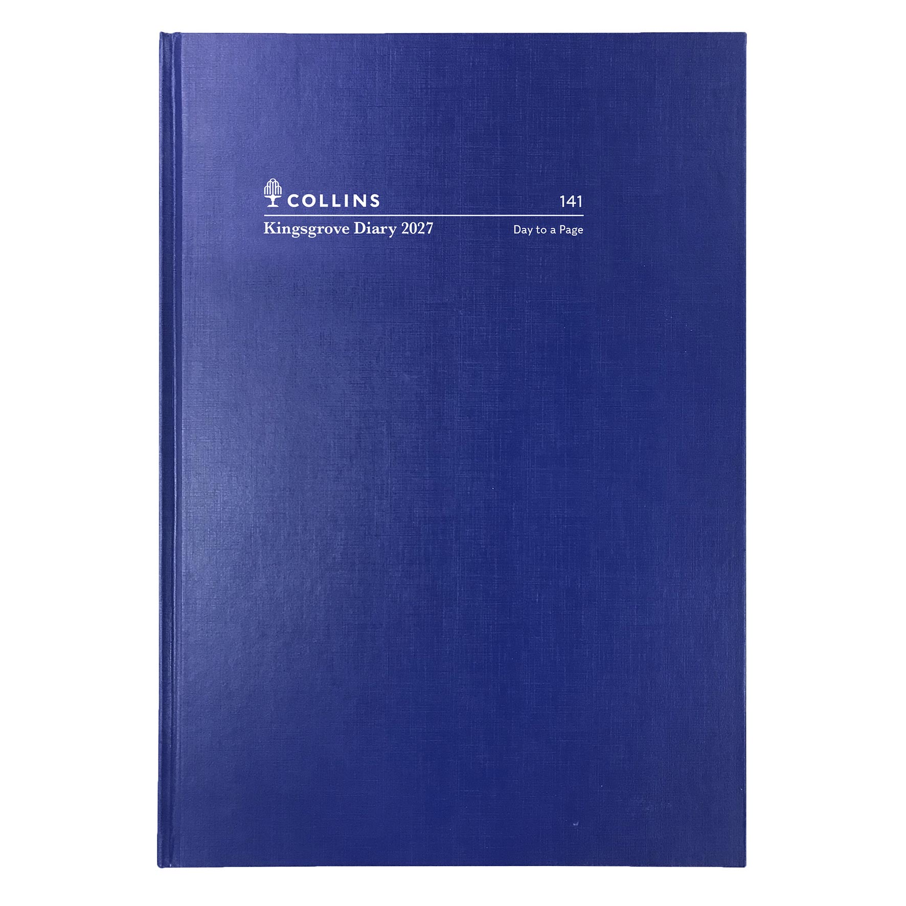 Image of COLLINS KINGSGROVE A4 141.P59 DTP BLUE DIARY 2027