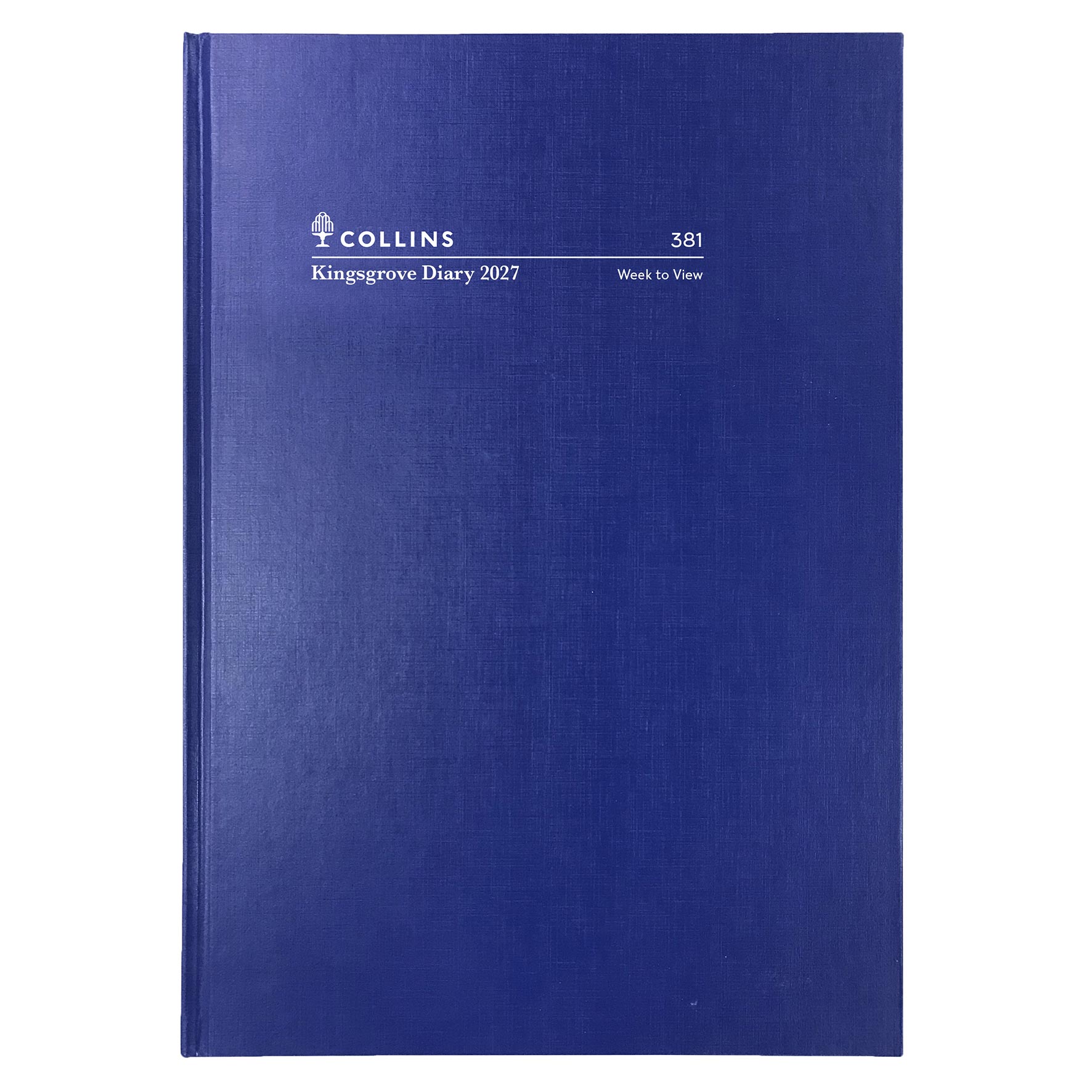 Image of COLLINS KINGSGROVE A5 381.P59 WTV BLUE DIARY 2027